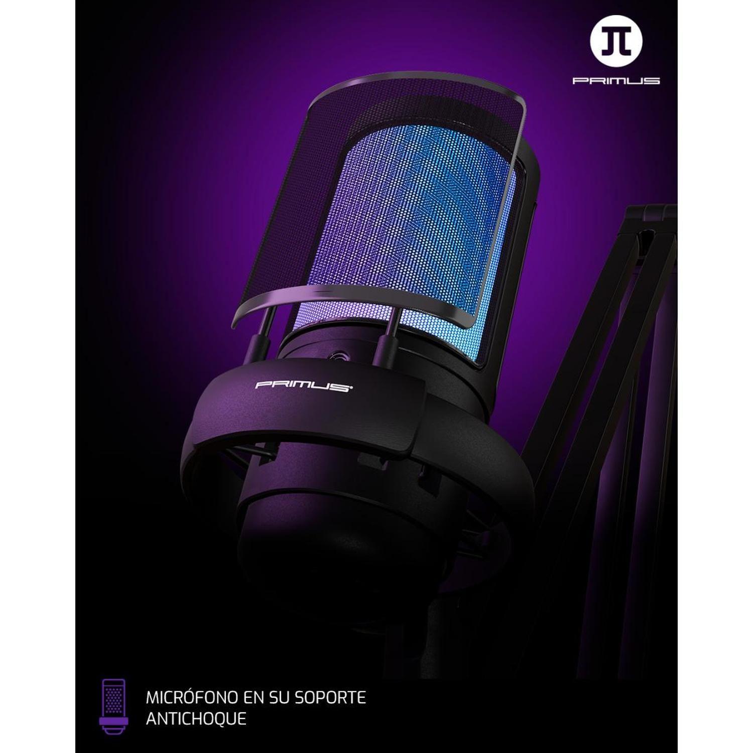 Micrófono Streaming Primus Kit con Brazo PMI-150KT-5