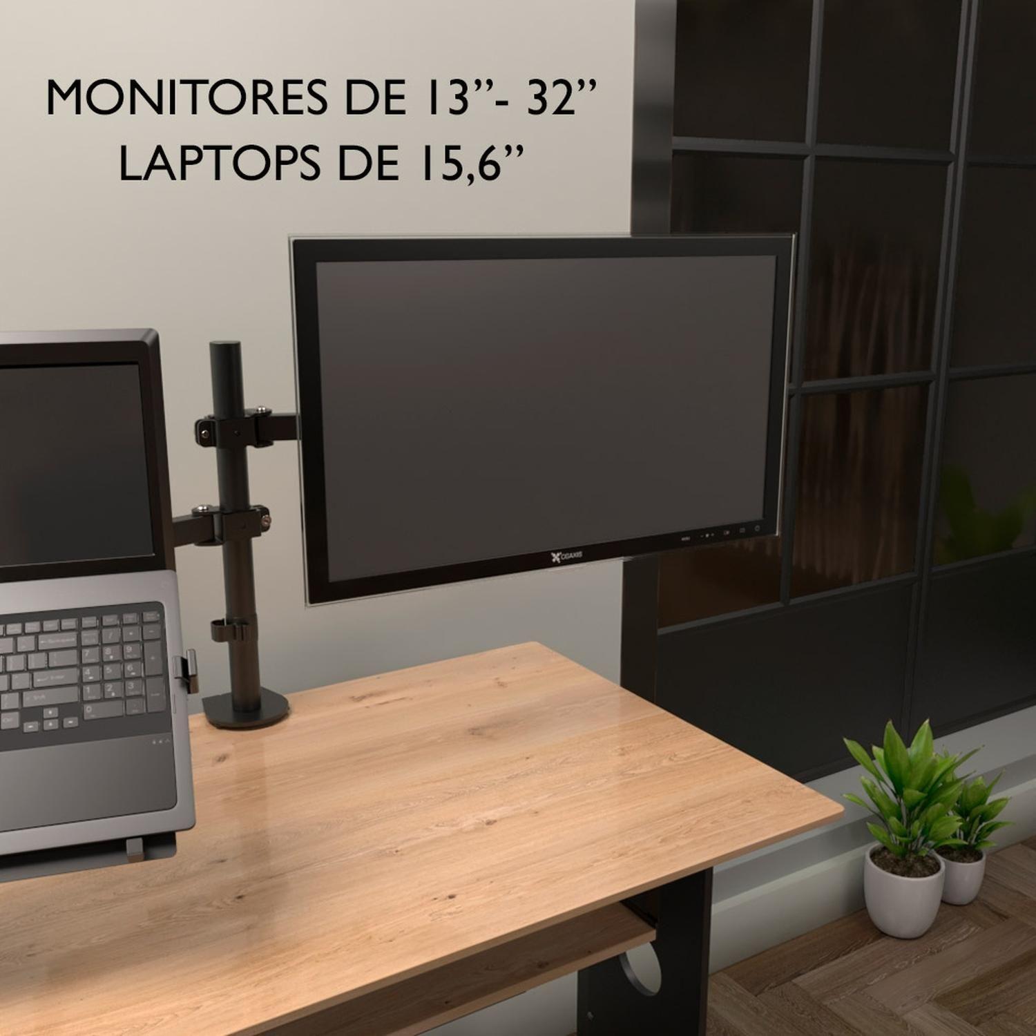 Soporte monitor y notebook 13" a 32" Klip Xtreme KMM-301-2