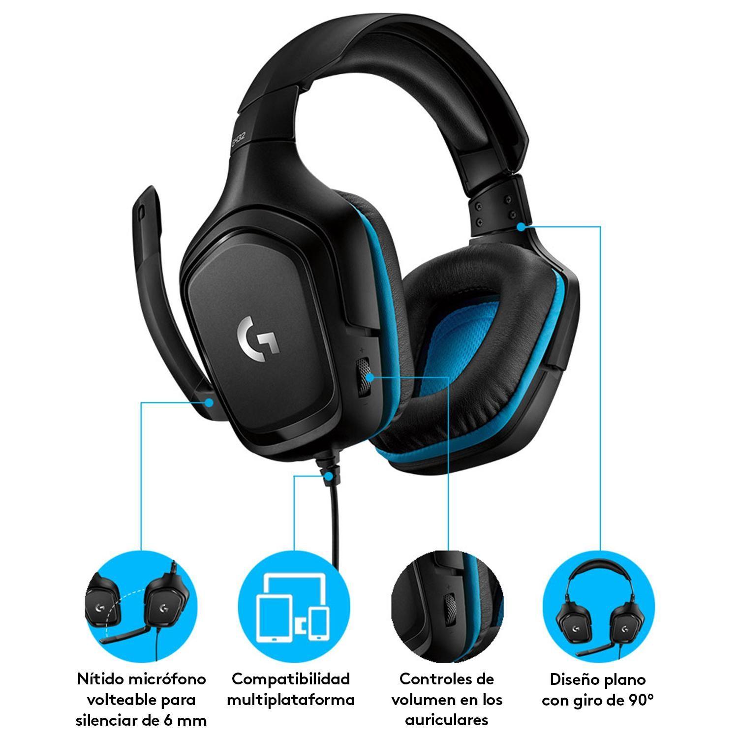 Audifono Gamer Logitech G432-5