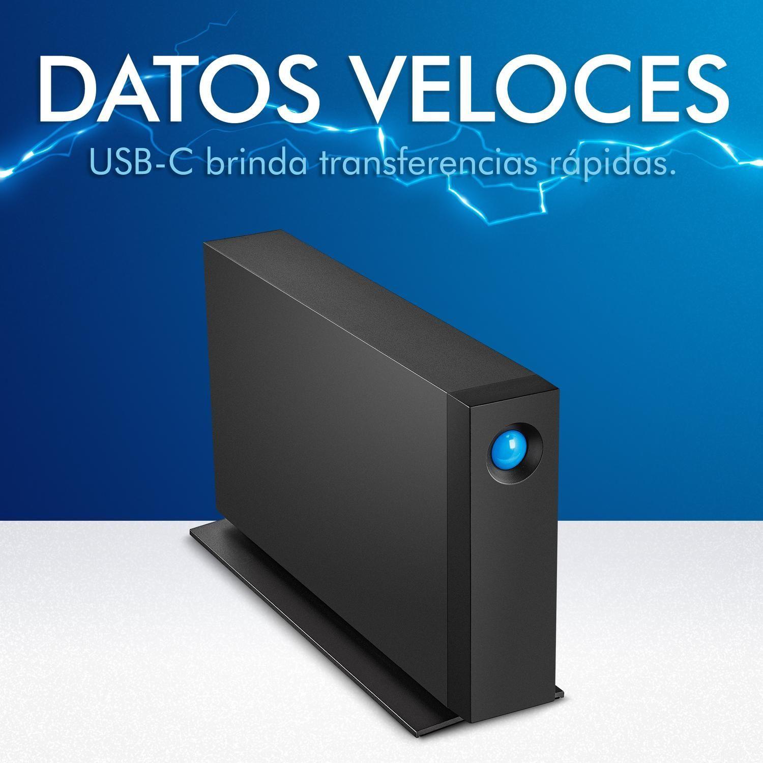 Disco Duro Externo Seagate 8TB LaCie D2 USB 3.0 Mac y PC-2