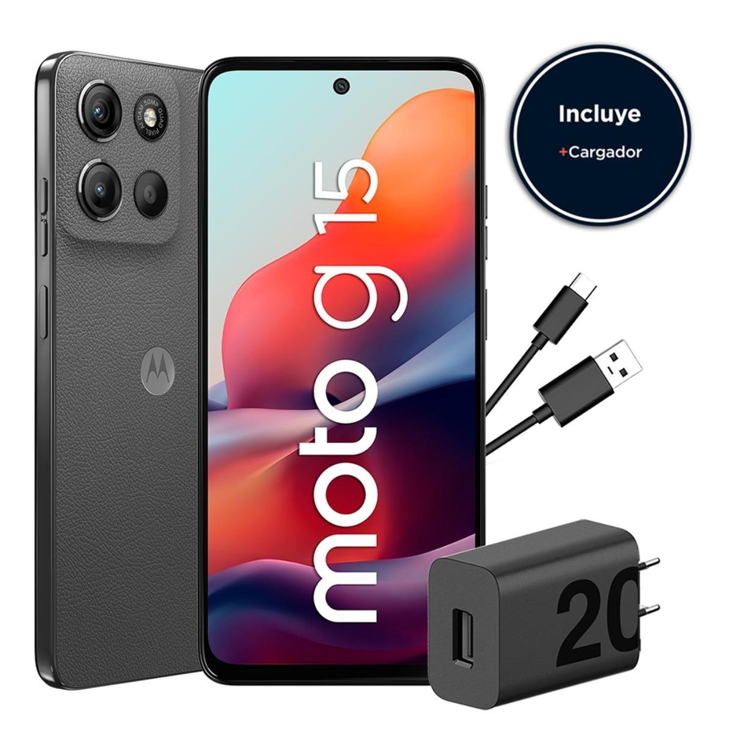 Moto g15 For Business 4+128GB Gris-4
