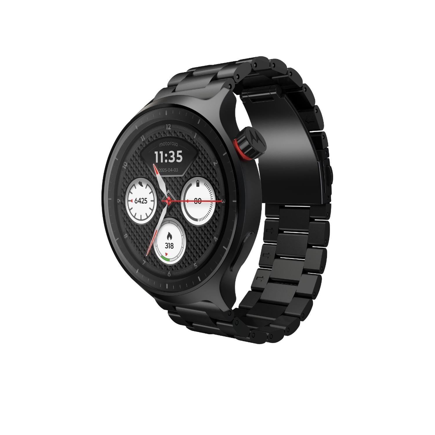 Motorola Moto watch negro metalico-0