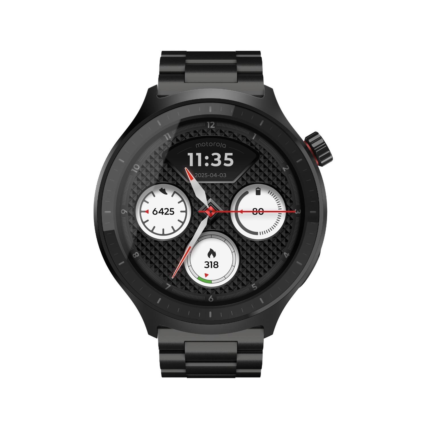 Motorola Moto watch negro metalico-1