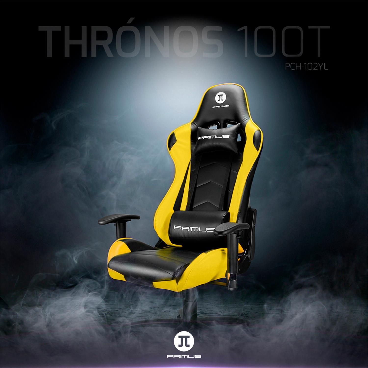 Silla Gamer Primus Gaming THRÓNOS100T amarillo-2