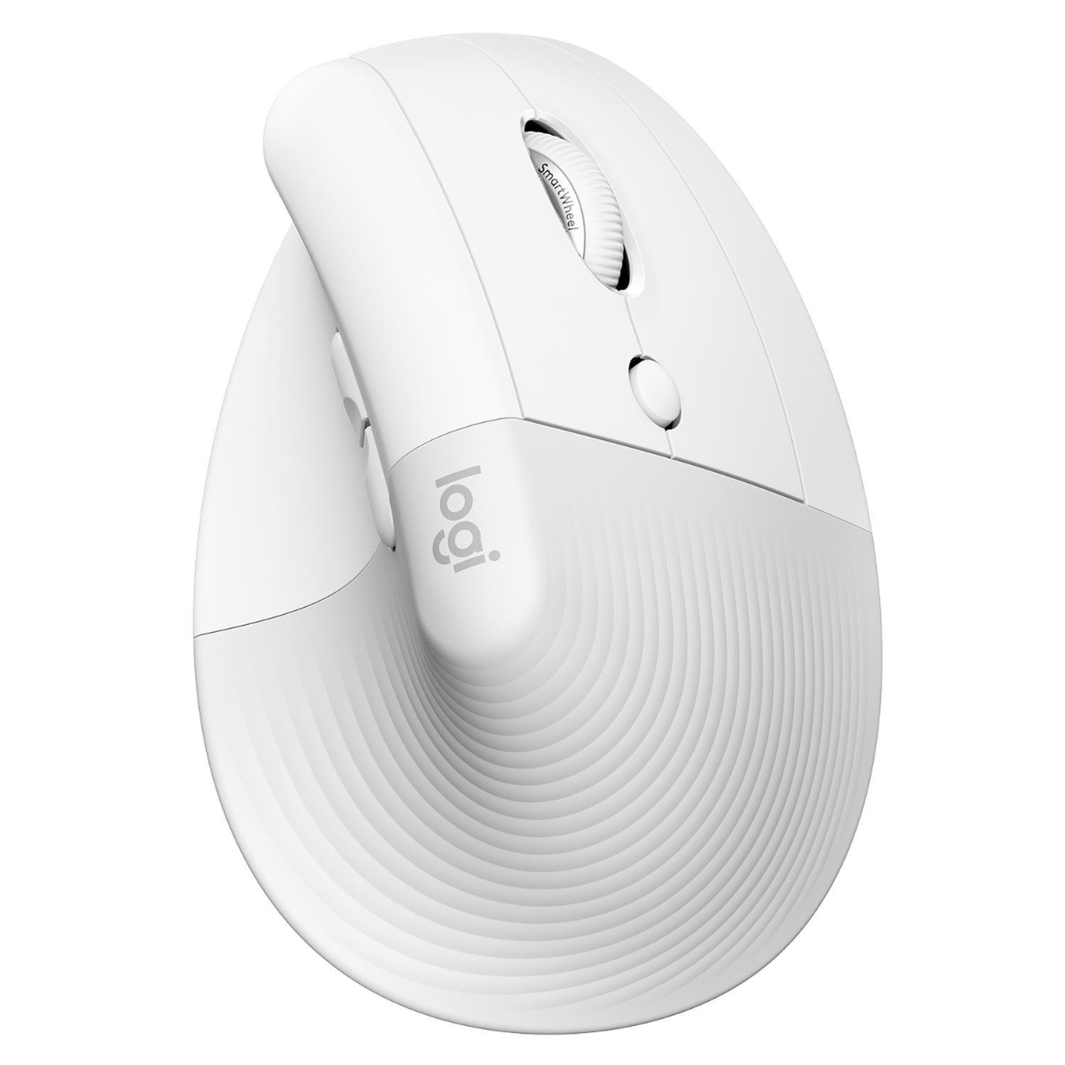 Mouse Inalambrico Logitech Lift Vertical Blanco-0