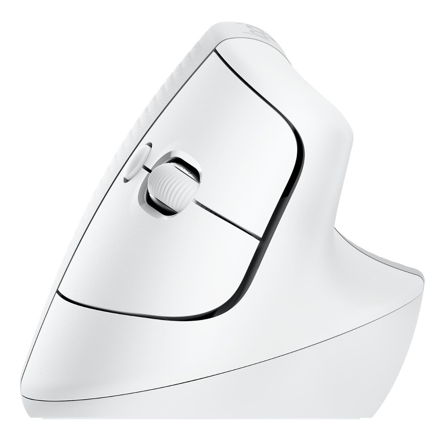 Mouse Inalambrico Logitech Lift Vertical Blanco-1