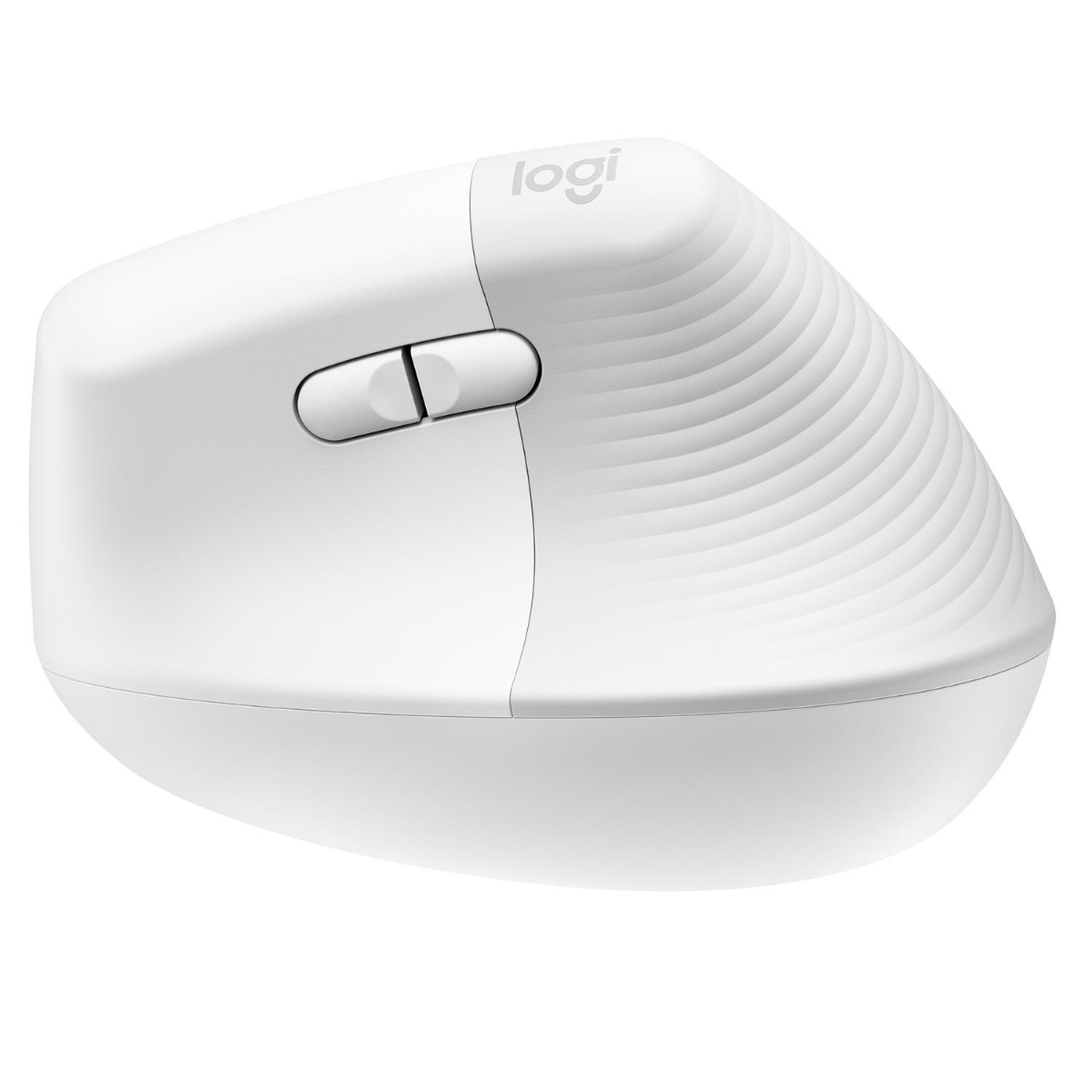 Mouse Inalambrico Logitech Lift Vertical Blanco-2