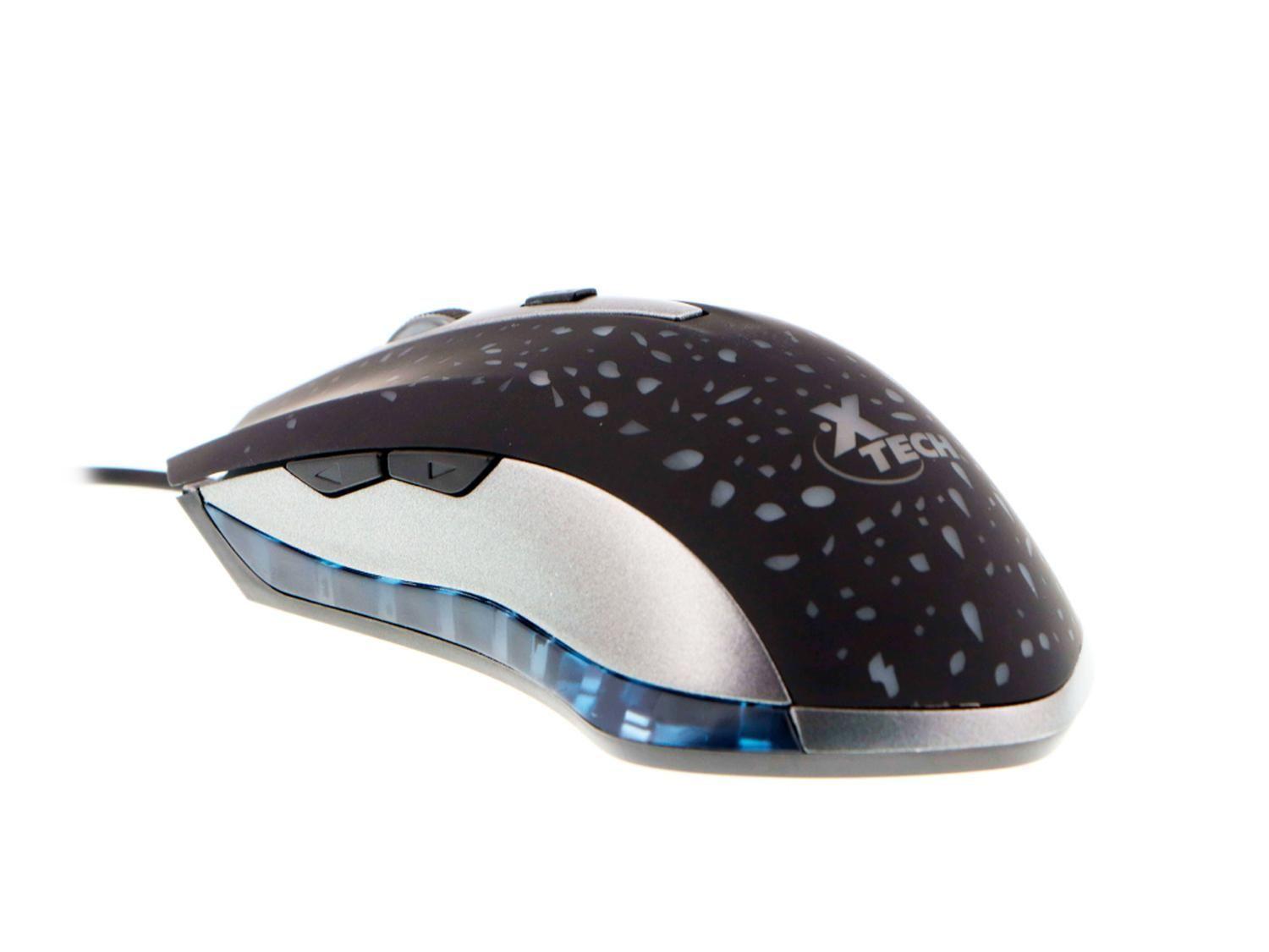 Mouse Gamer Xtech USB 6Bot LED 7Col 2400dpi XTM-410 Negro-5