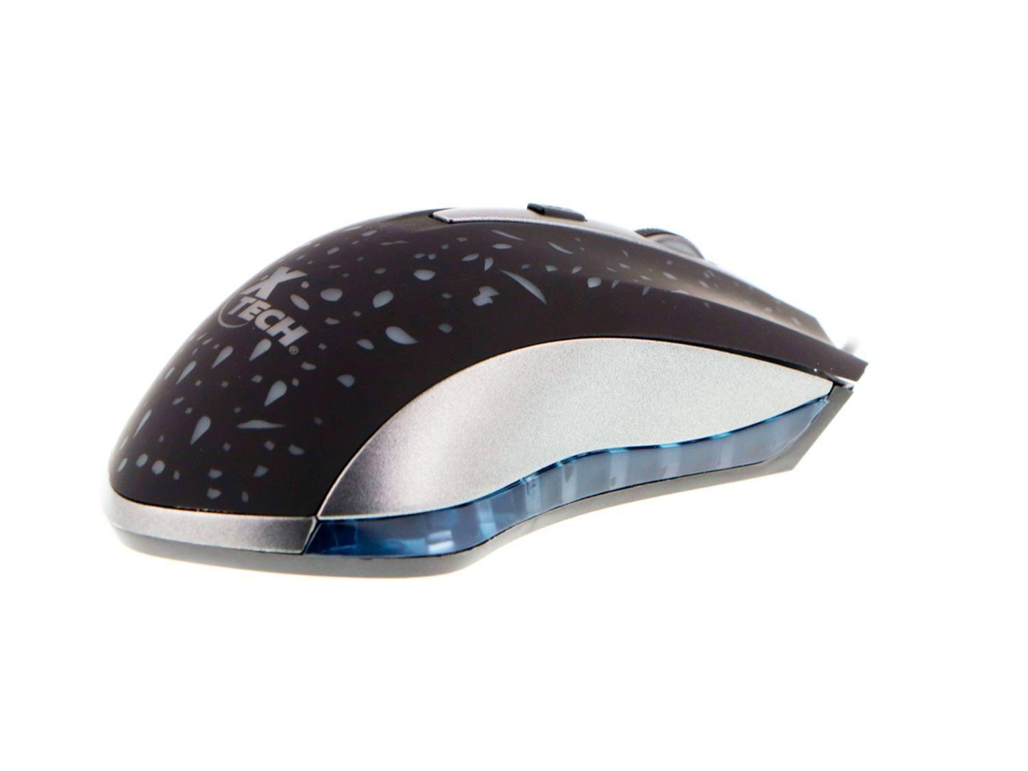 Mouse Gamer Xtech USB 6Bot LED 7Col 2400dpi XTM-410 Negro-2