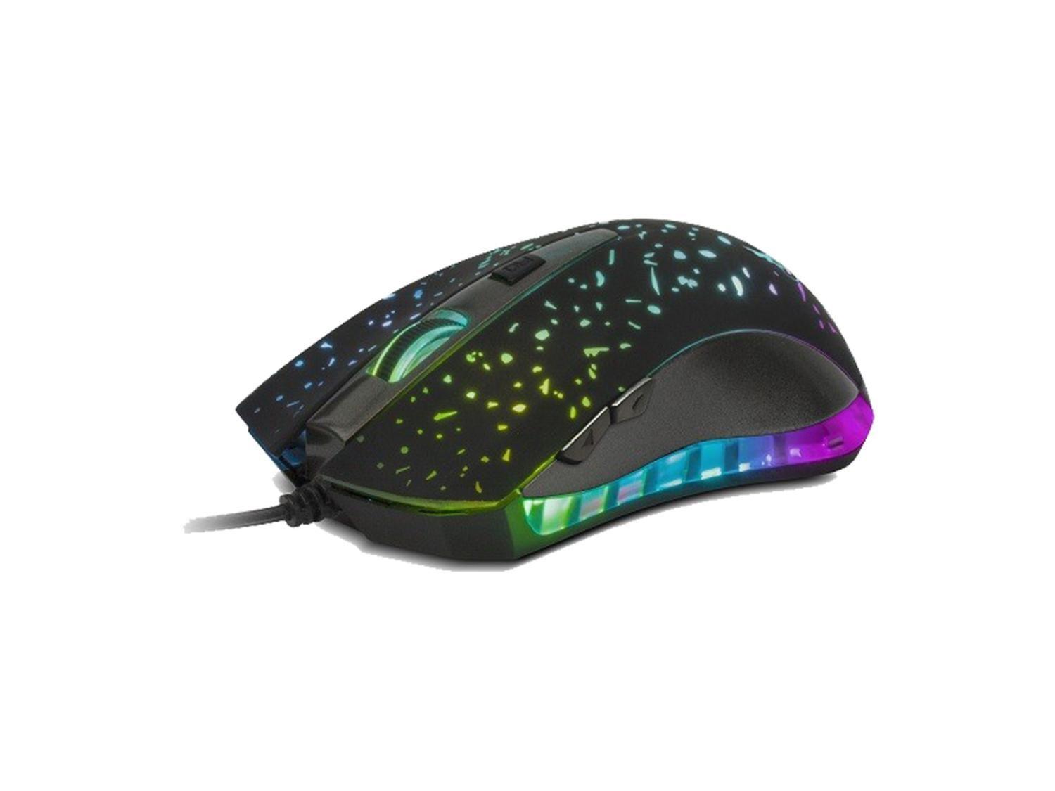 Mouse Gamer Xtech USB 6Bot LED 7Col 2400dpi XTM-410 Negro-0