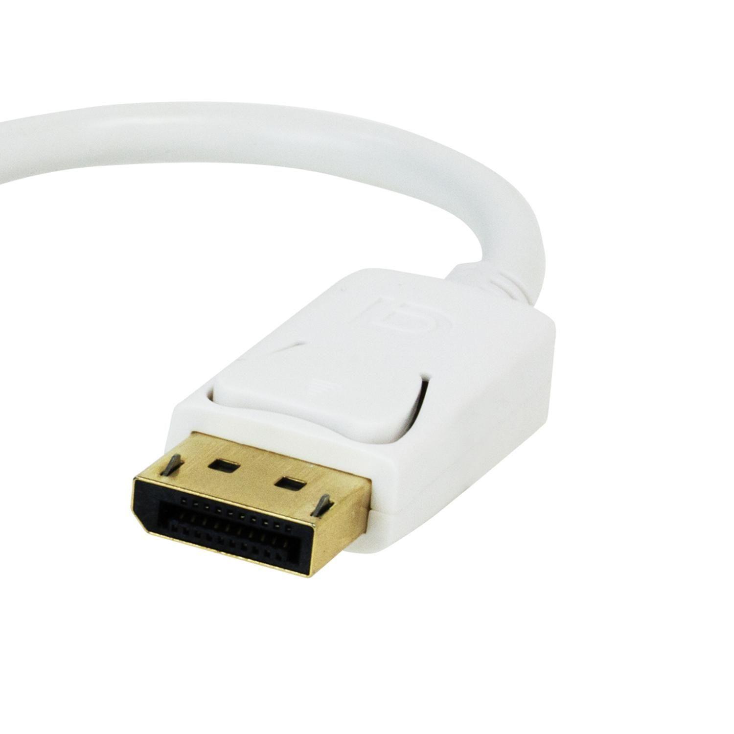 Adapt DisplayPort Macho a HDMI Hembra en Caja Xtech XTC-358 Blanco-1