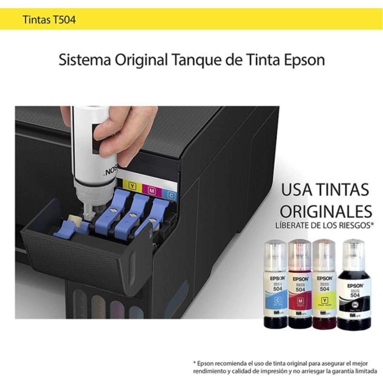 Botella De Tinta Epson T504 Cyan-2
