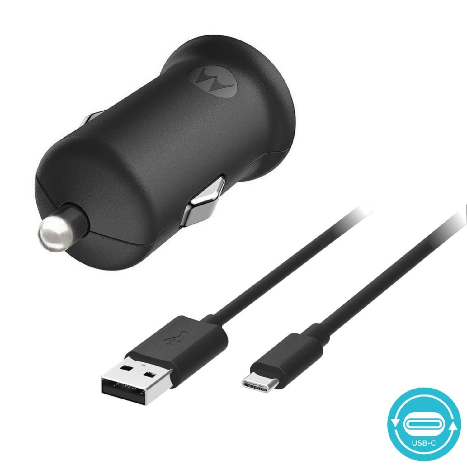 CARGADOR AUTO MOTOROLA TURBO POWER 15W SJV 100-C-3
