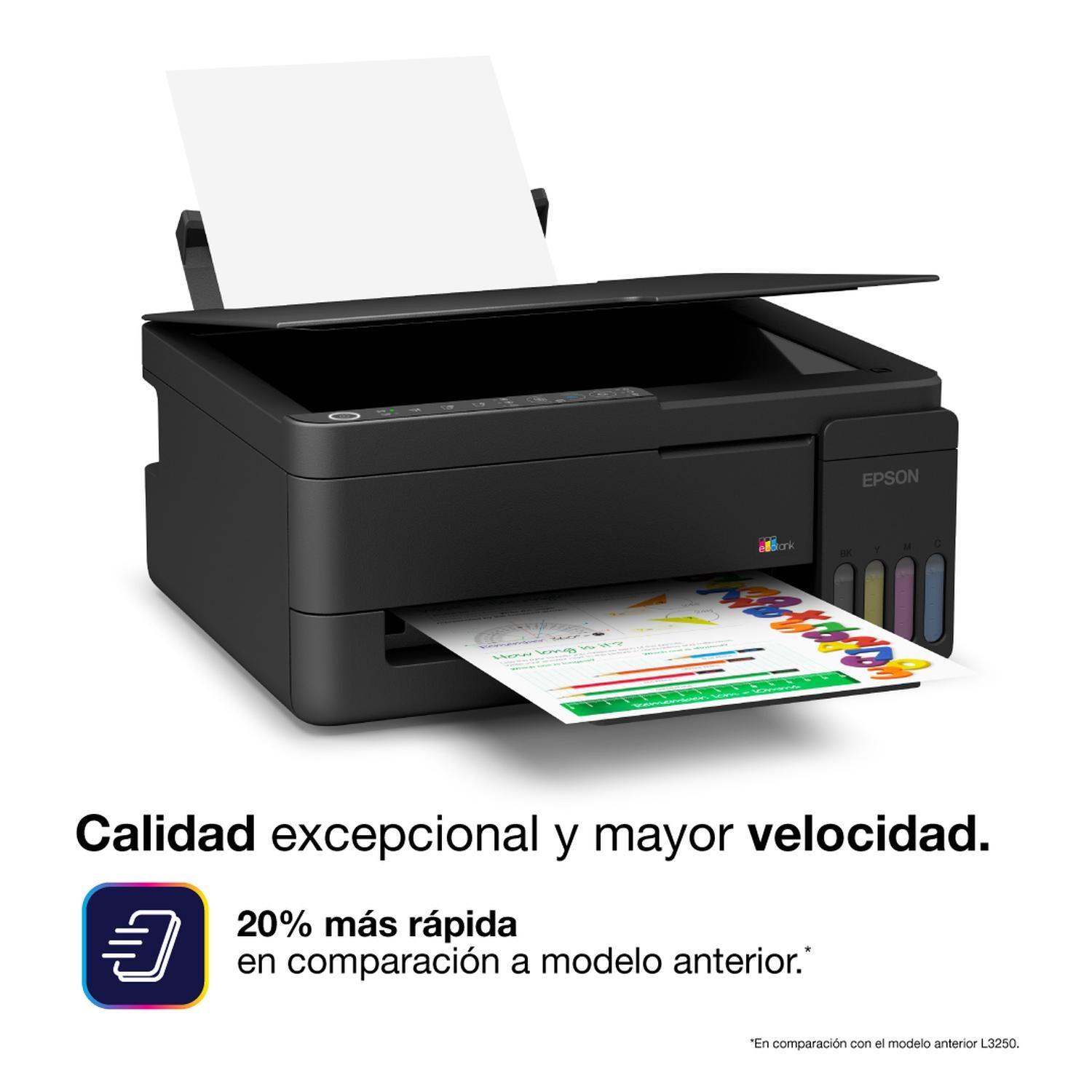 Impresora Epson Ecotank Wifi L3350 Negro-2