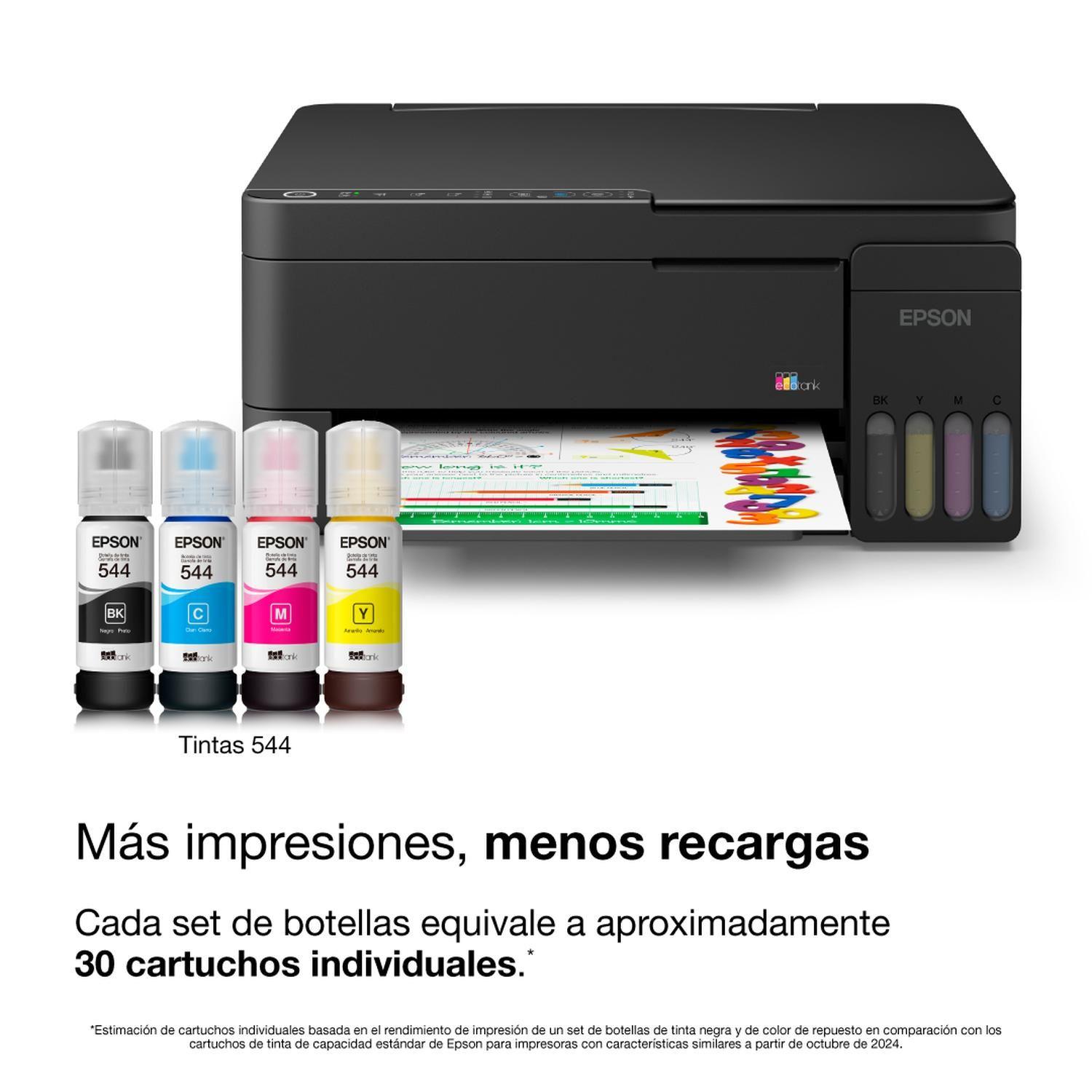 Impresora Epson Ecotank Wifi L3350 Negro-3