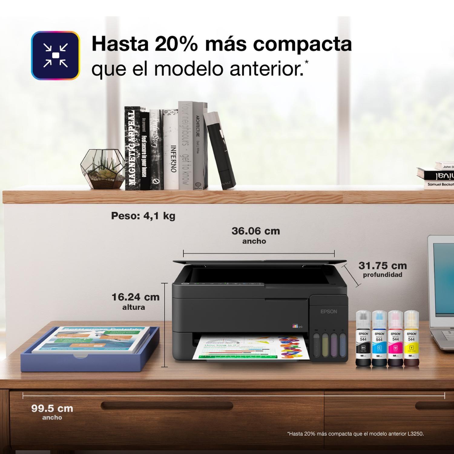 Impresora Epson Ecotank Wifi L3350 Negro-6