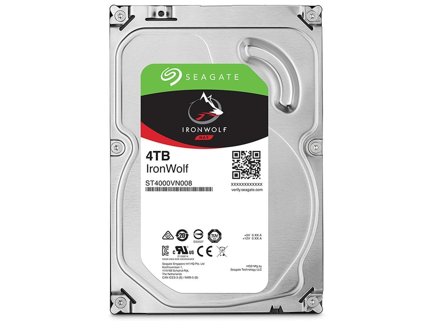 Disco Duro Interno Seagate 4TB IronWolf 3.5" 5900RPM Sata3 64MB NAS-2