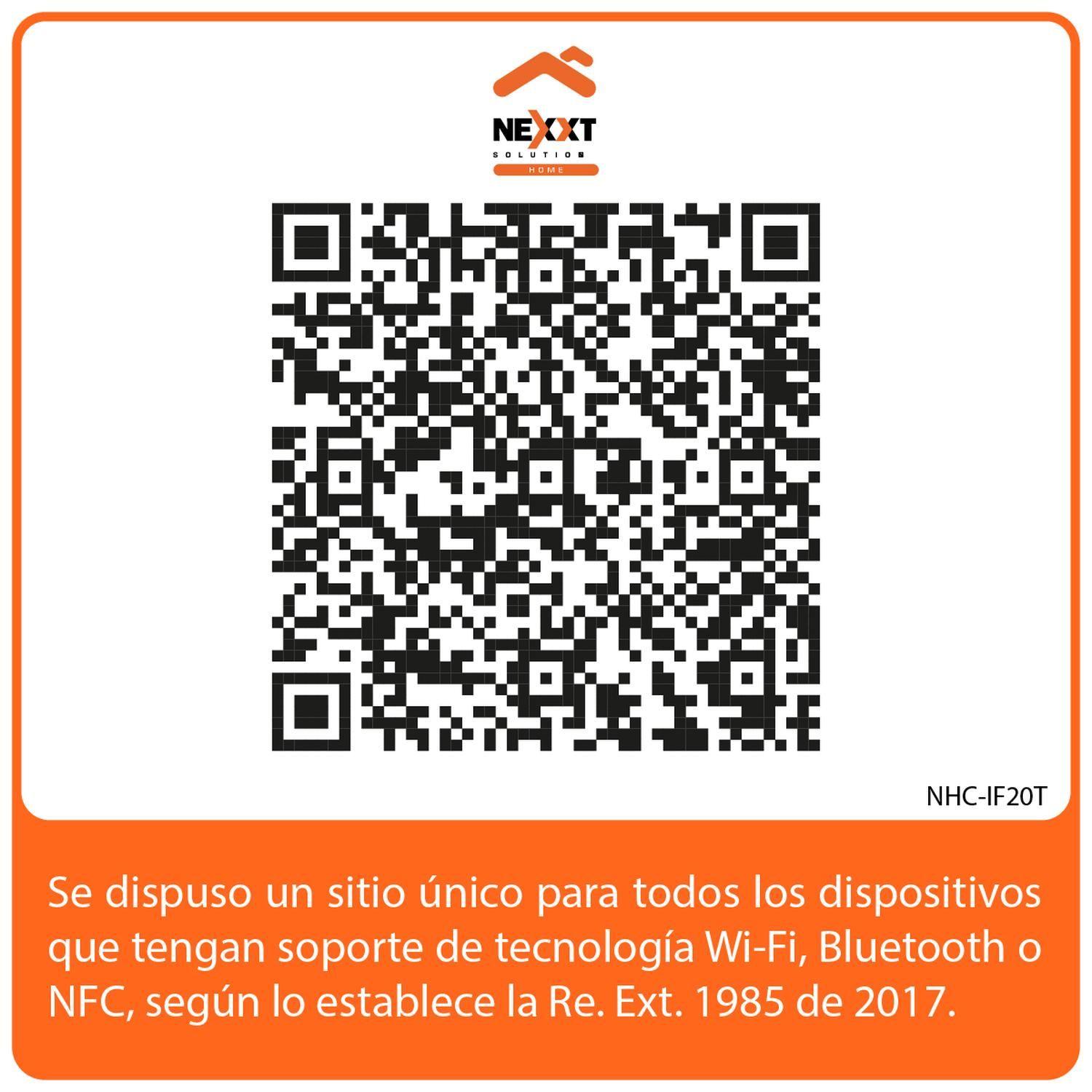 Cámara Wi-Fi interior Nexxt torreta 2K 5MP-5