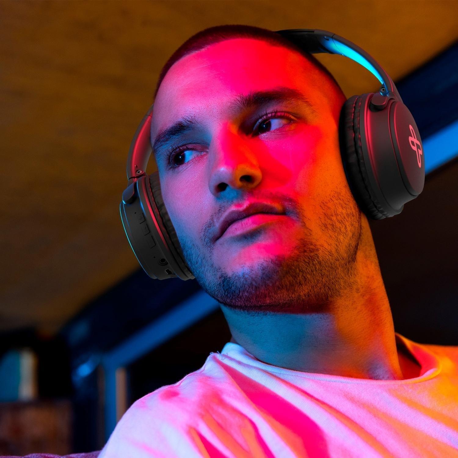 Audifonos BT c/mic auto10 hrs melodik Klip Xtreme KWH-050 negro-4