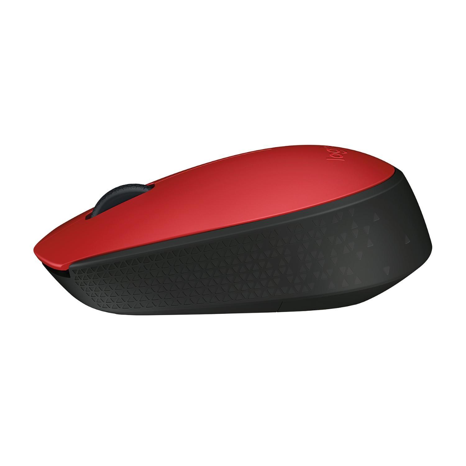 Mouse Inalambrico Logitech M170 Rojo-2