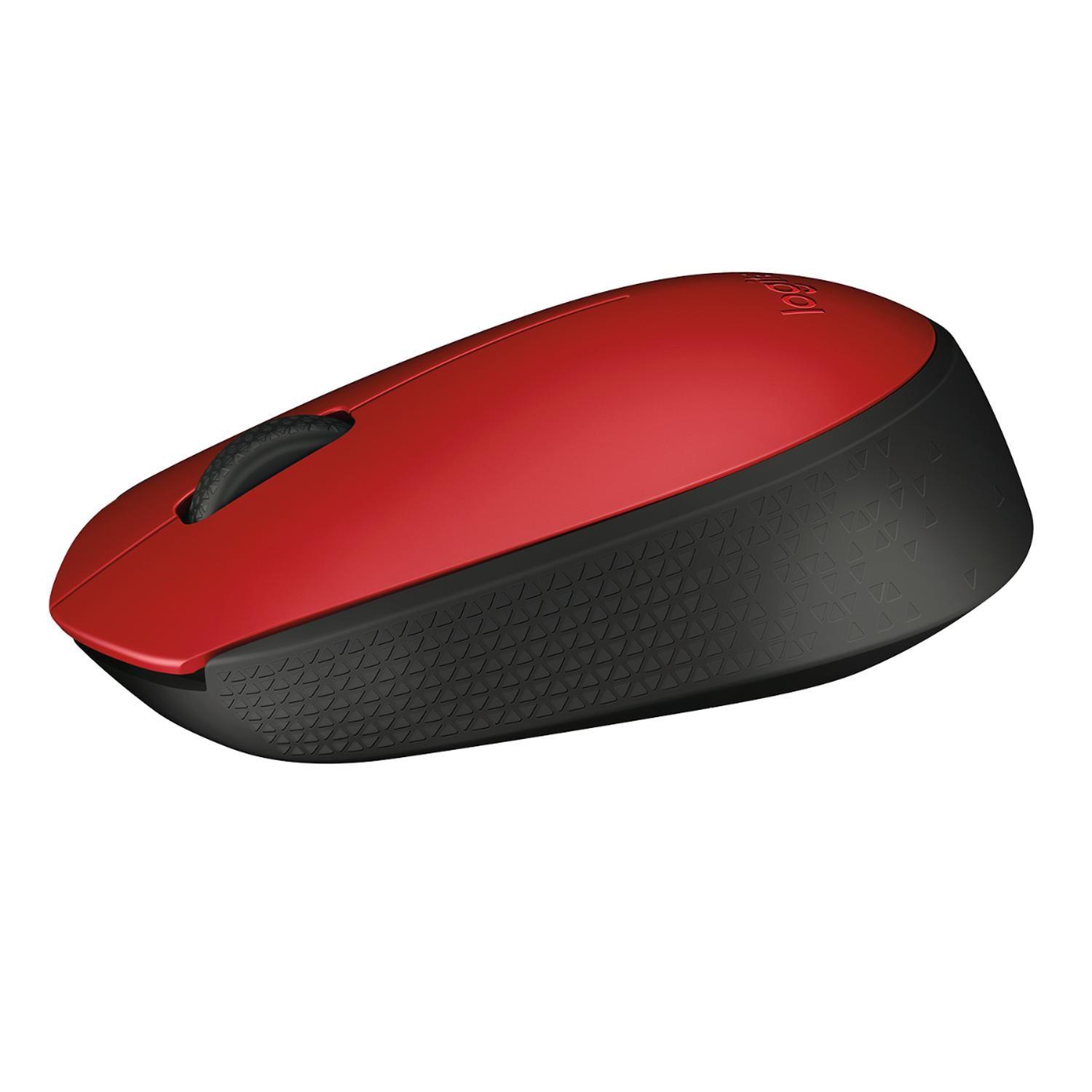 Mouse Inalambrico Logitech M170 Rojo-4