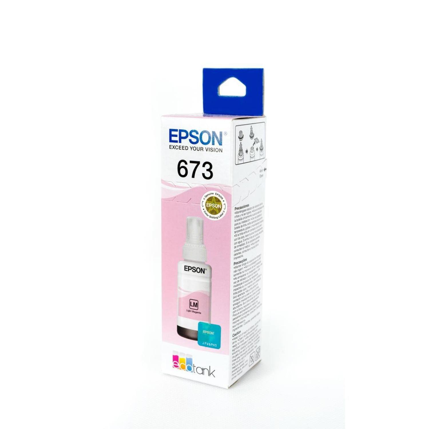 Botella de Tinta Magenta Claro Epson T673 - 70 ml-2