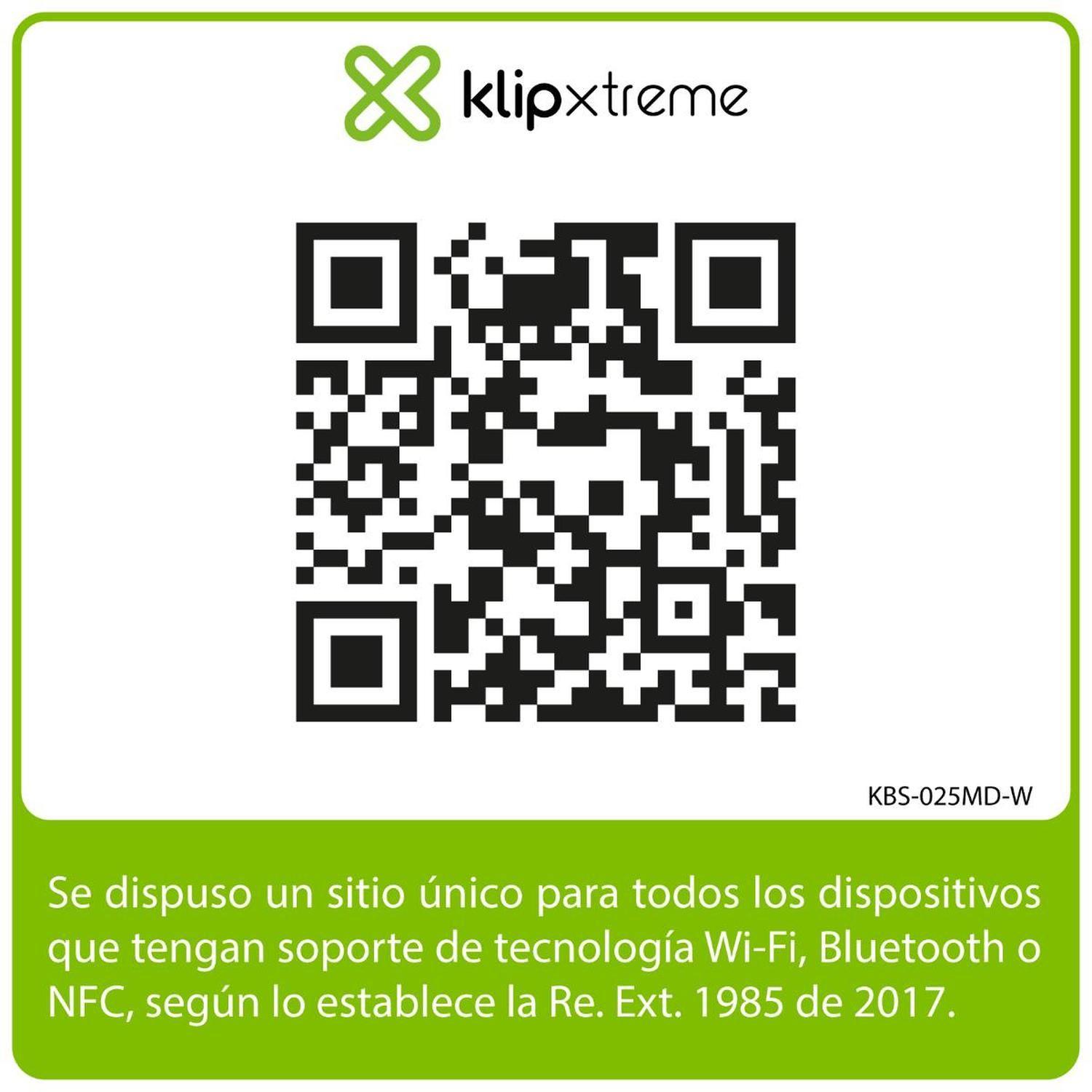 Parlante BT TWS IPX7 6 watts Klip Xtreme KBS-025 Gris-5