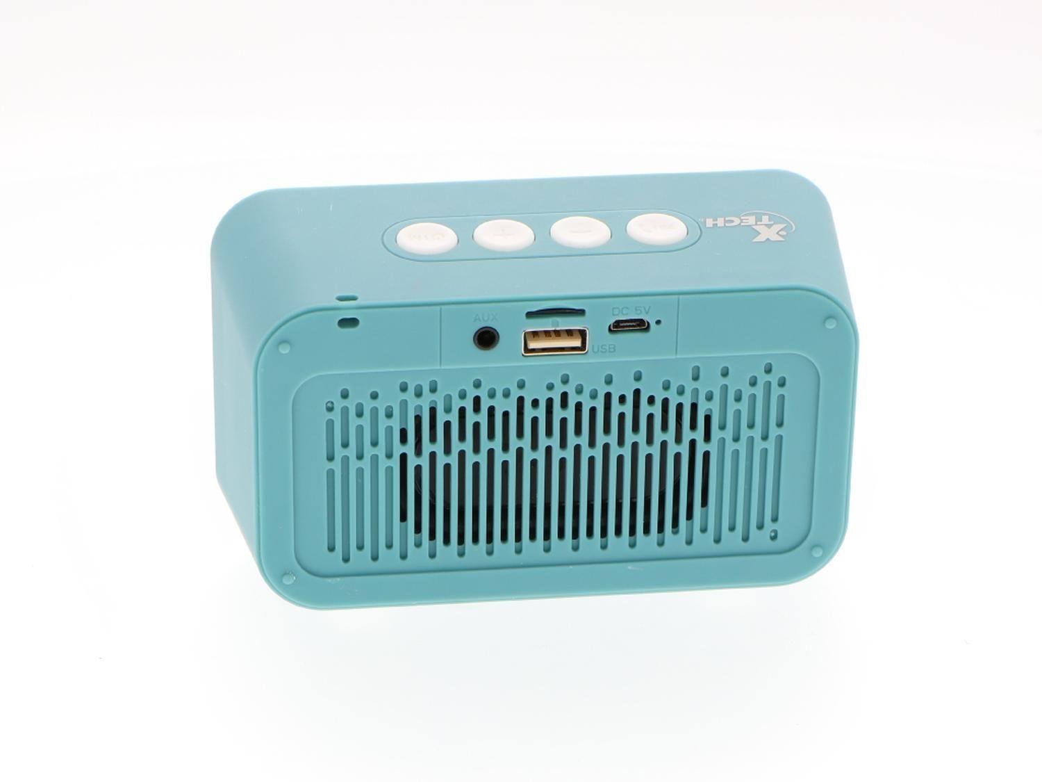 Parlante BT Anthrax Xtech 6W 20hs Aut MicroSD/USB XTS-615 Azul-2