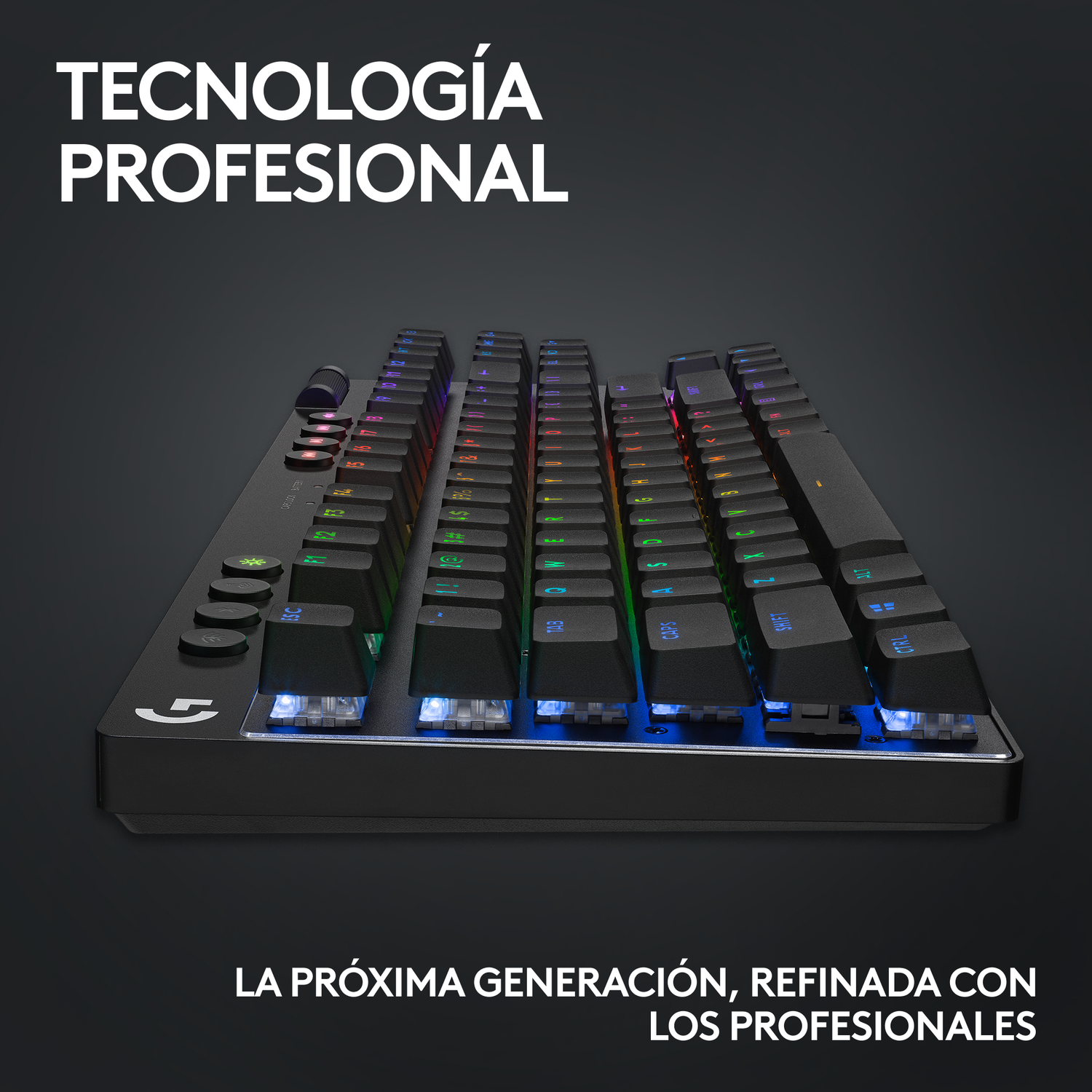 Teclado Gamer Inalambrico Logitech G PRO X TKL Lightspeed Negro Ingles-8