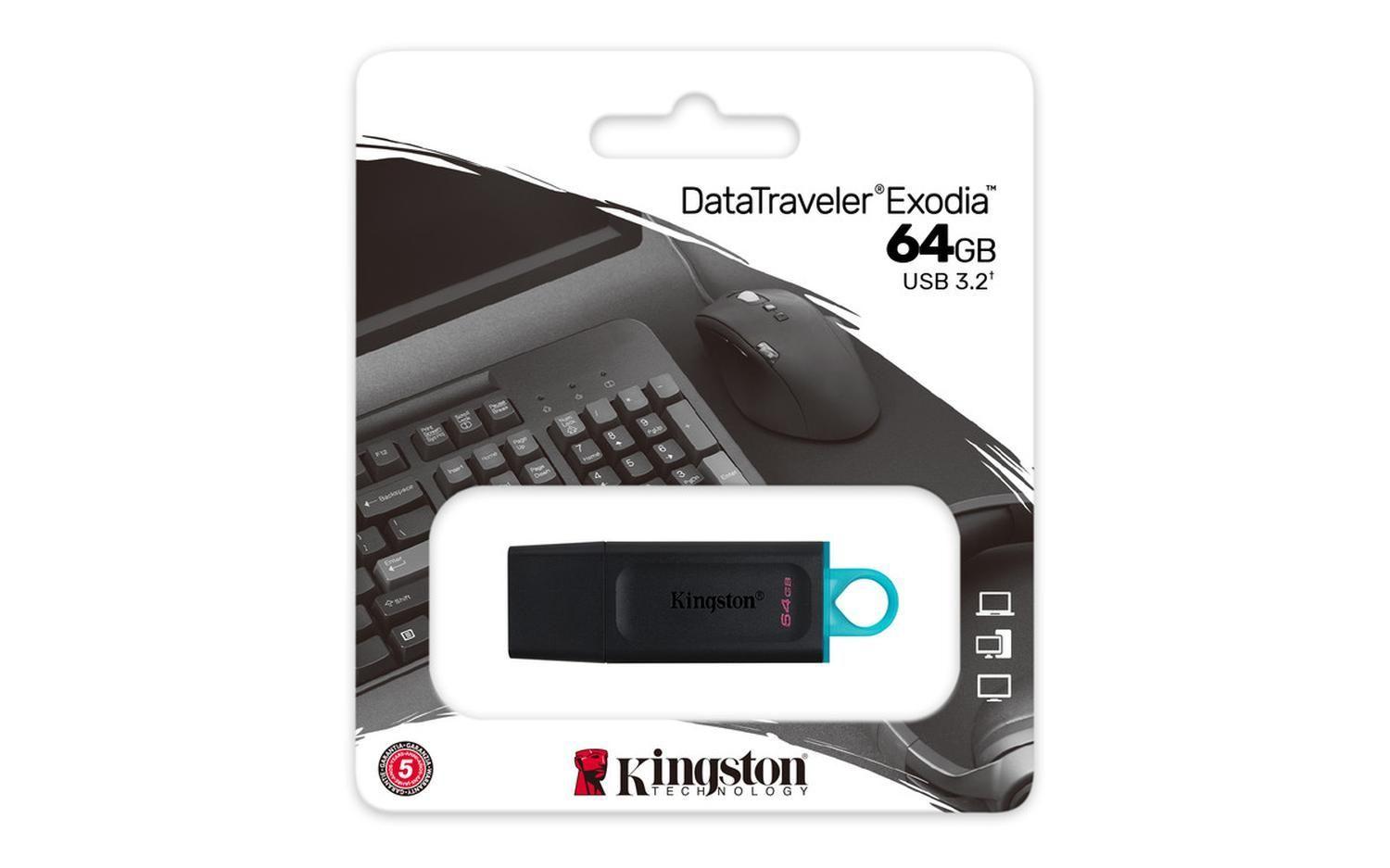 Pendrive Kingston USB 3.2 64GB Exodia-4
