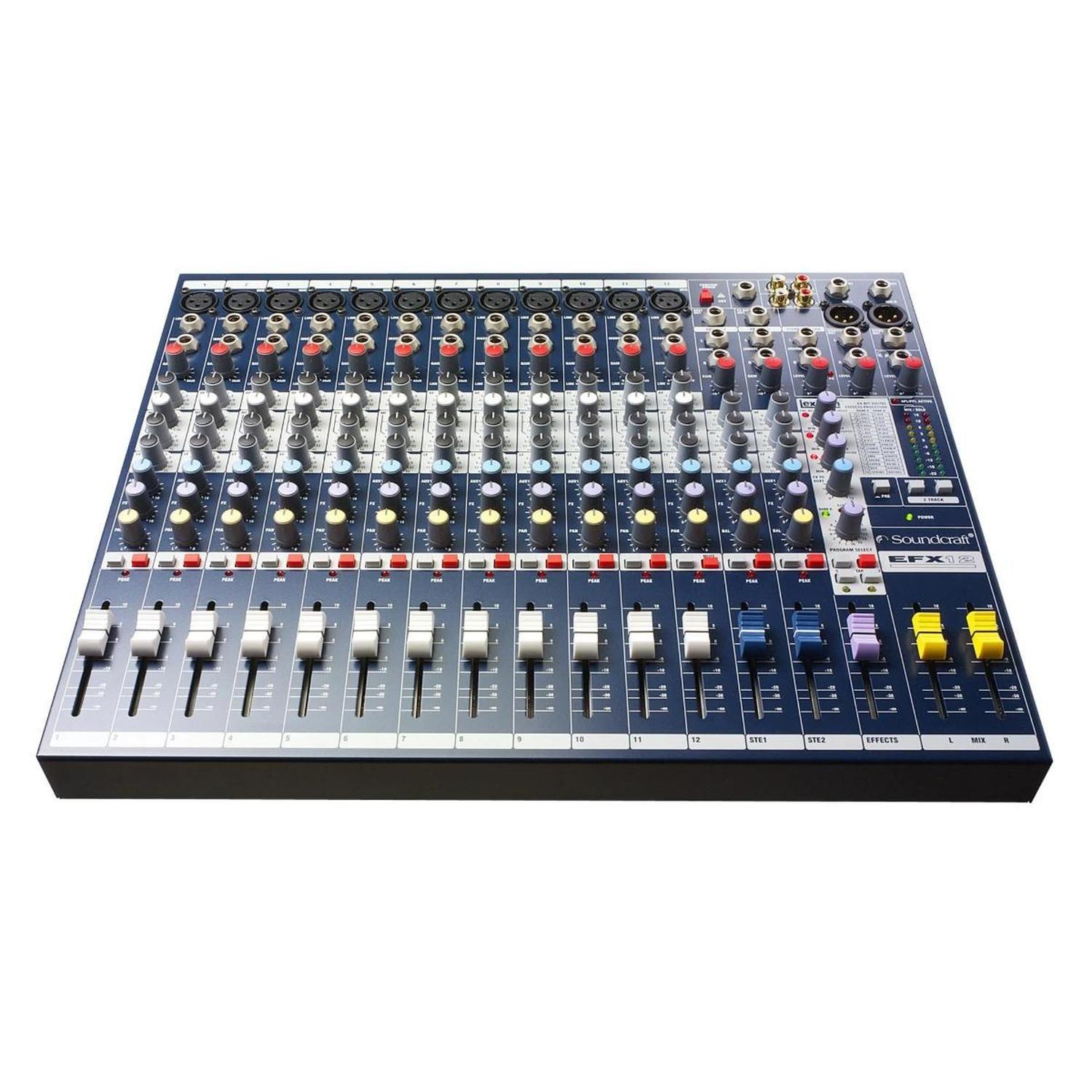 Consola análoga 12 canales con efectos Soundcraft EFX12-0