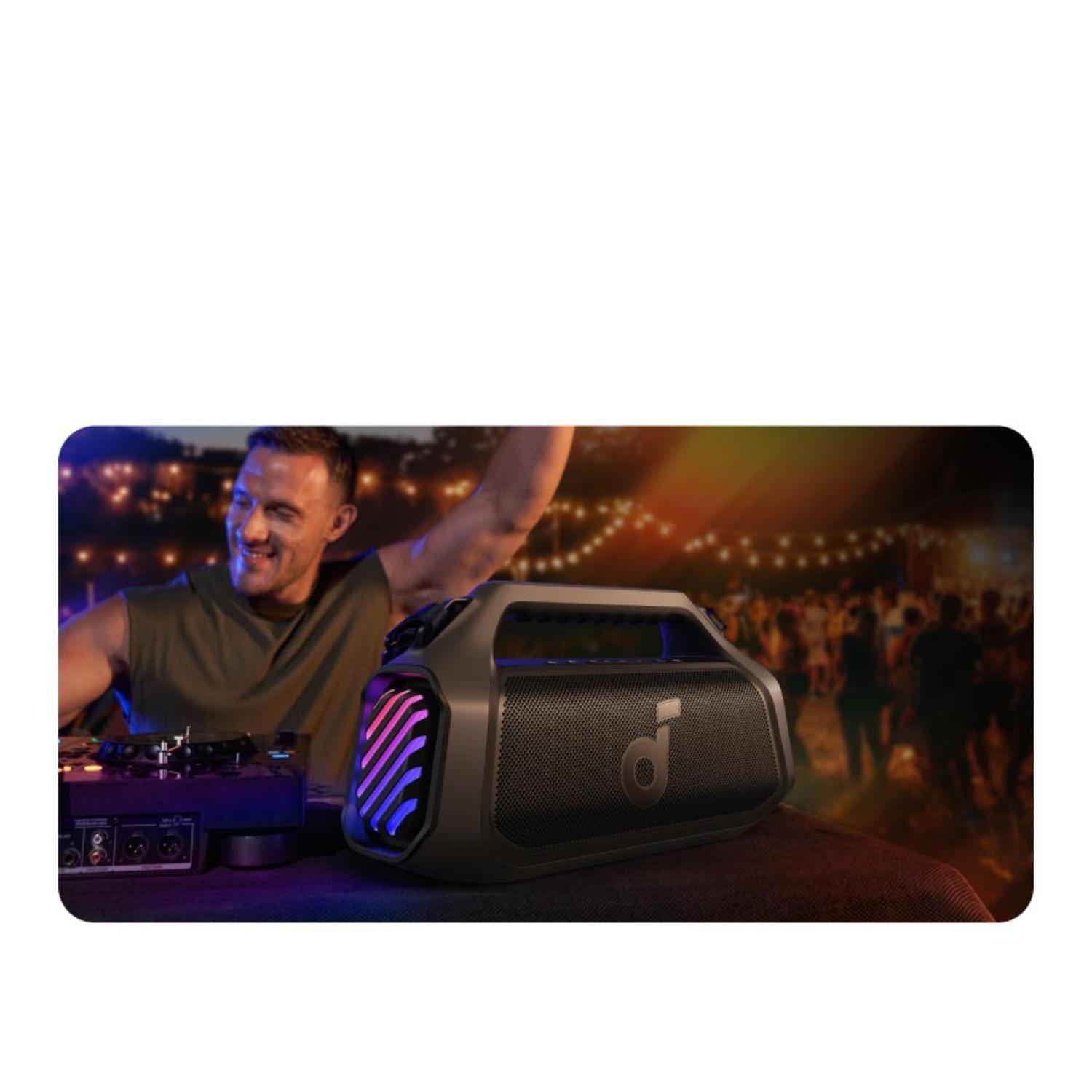 Parlante BT Soundcore Boom 2 plus negra-5