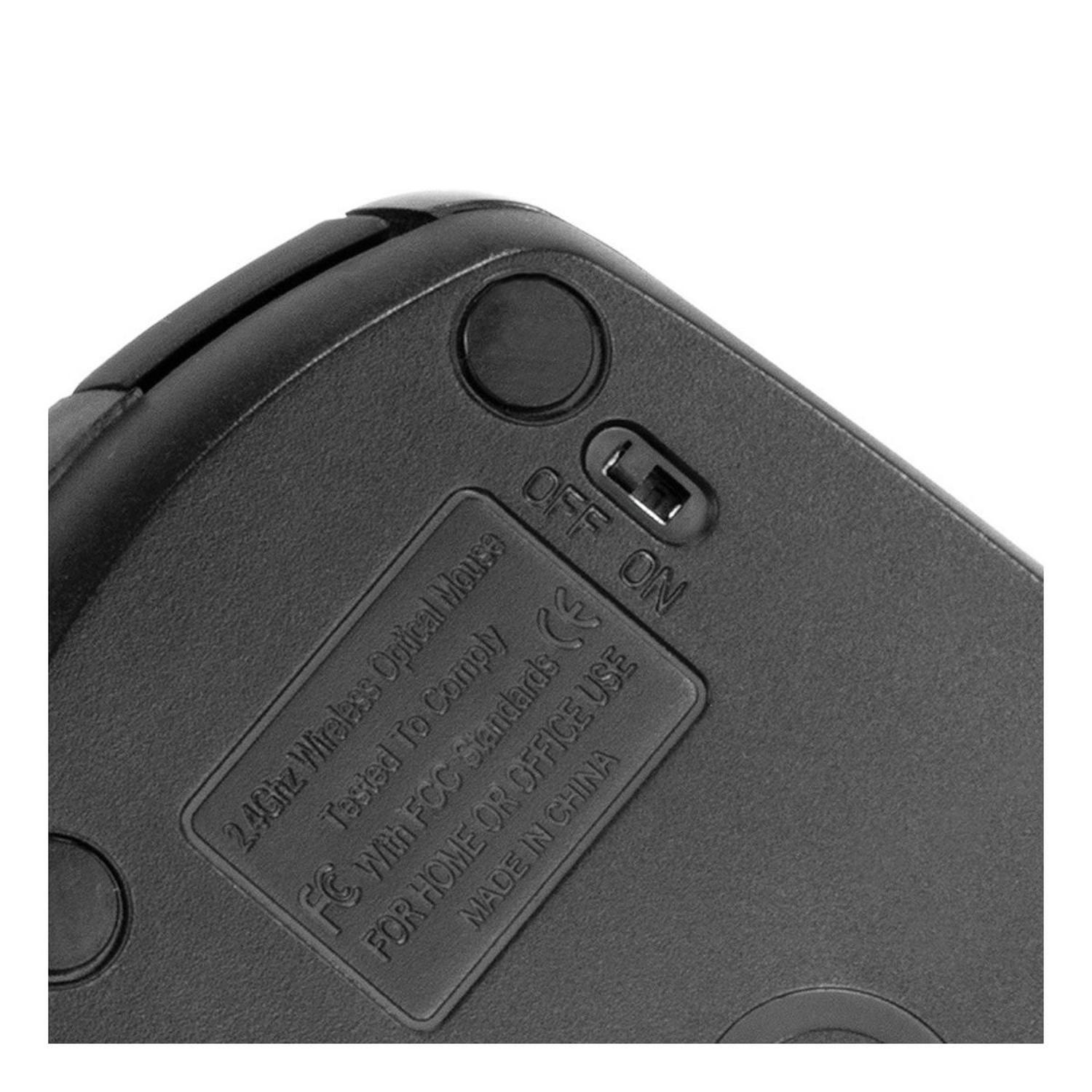 Mouse Inalámbrico KlipXtreme KMW-340 negro-3