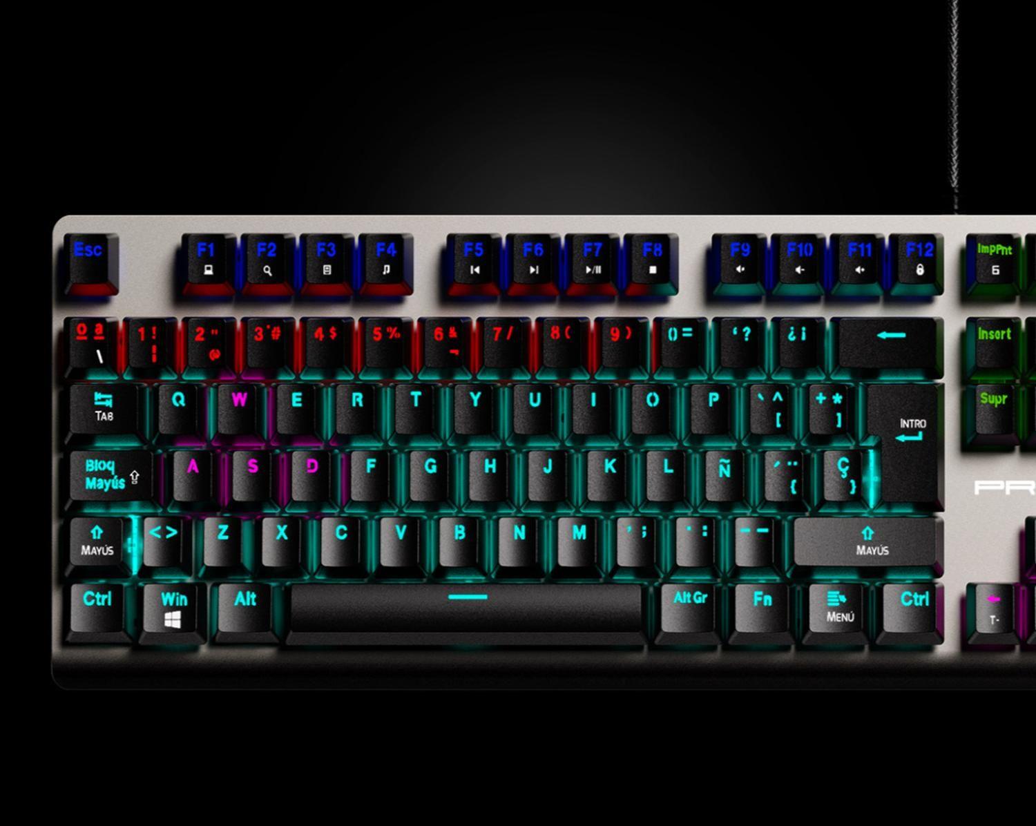 Primus Gaming Teclado Ballista 91T español Mecánico switch Rojo-2