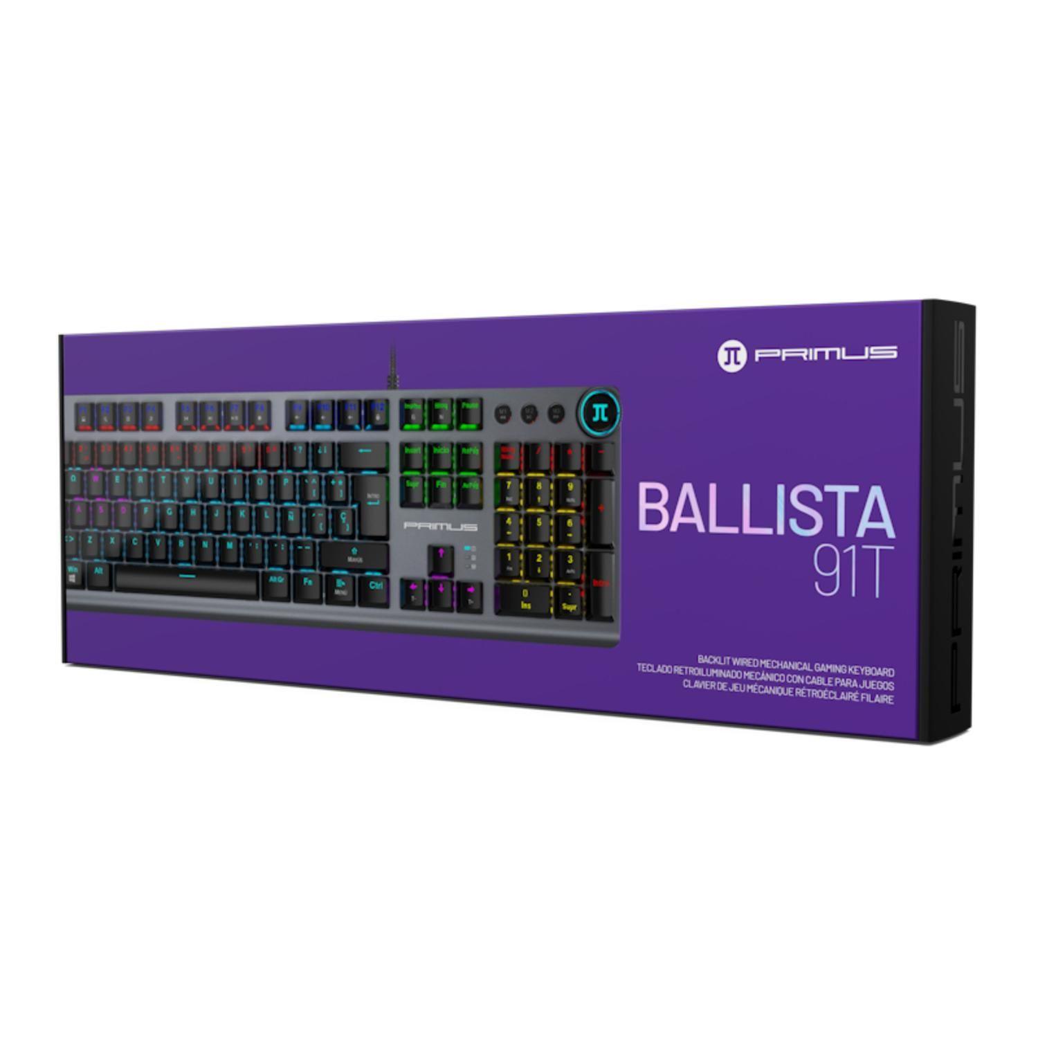 Primus Gaming Teclado Ballista 91T español Mecánico switch Rojo-5
