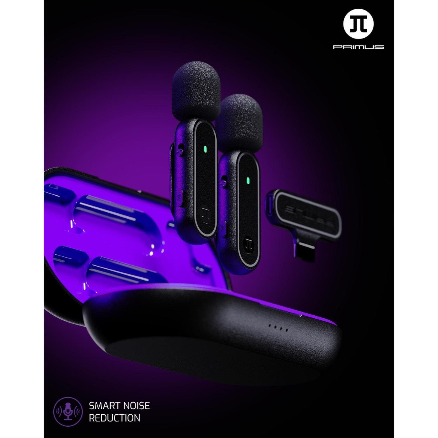 Primus Wireless lavalier microphone Type C with charging case-3