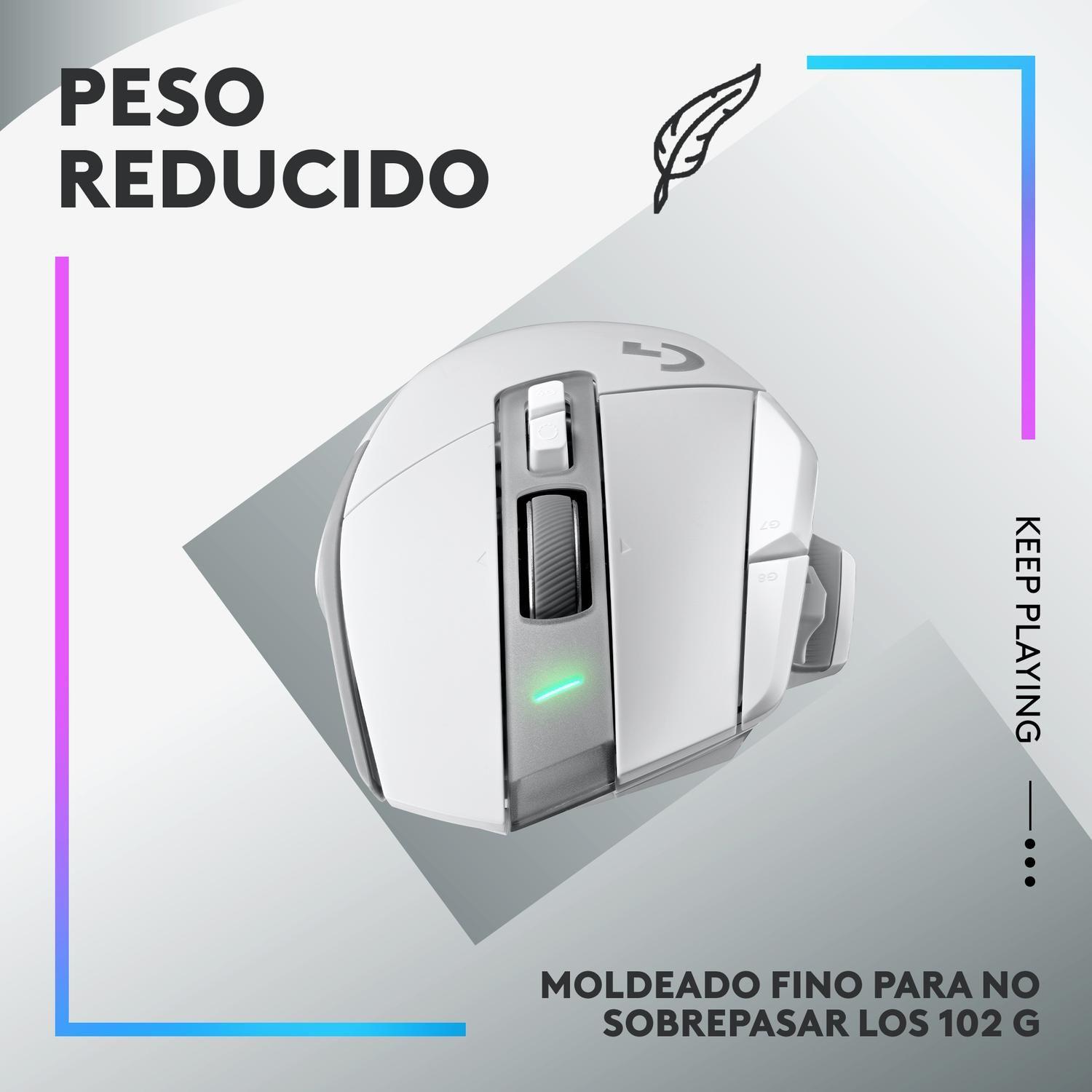 Mouse Gamer Logitech G502 X Blanco-4
