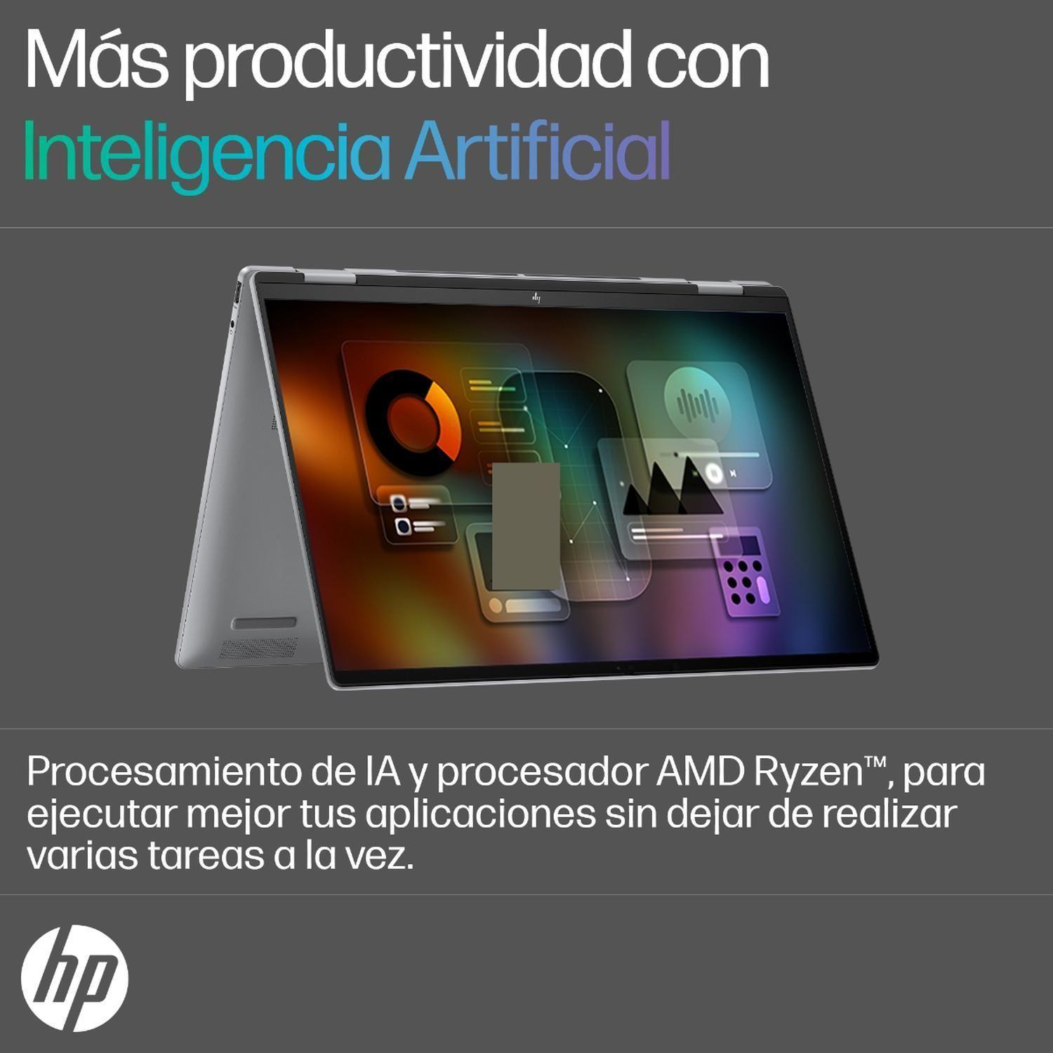 Laptop HP Envy X360 16-ad0003la Amd Ryzen 7-8840H 16GB 1TB-8