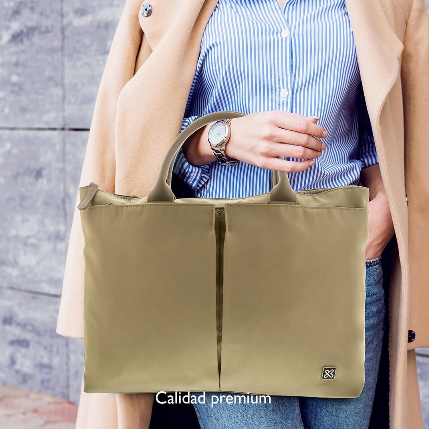 Bolso Dama Notebook hasta 15.6" Klip Xtreme KLB-450 beige-1