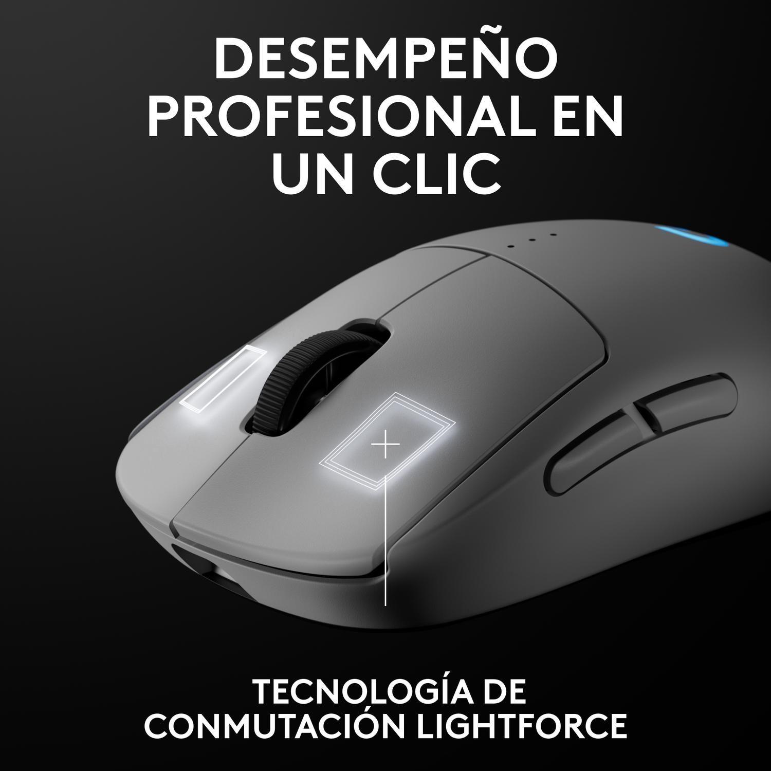 Mouse Gamer Inalambrico Logitech G PRO 2 Blanco-5