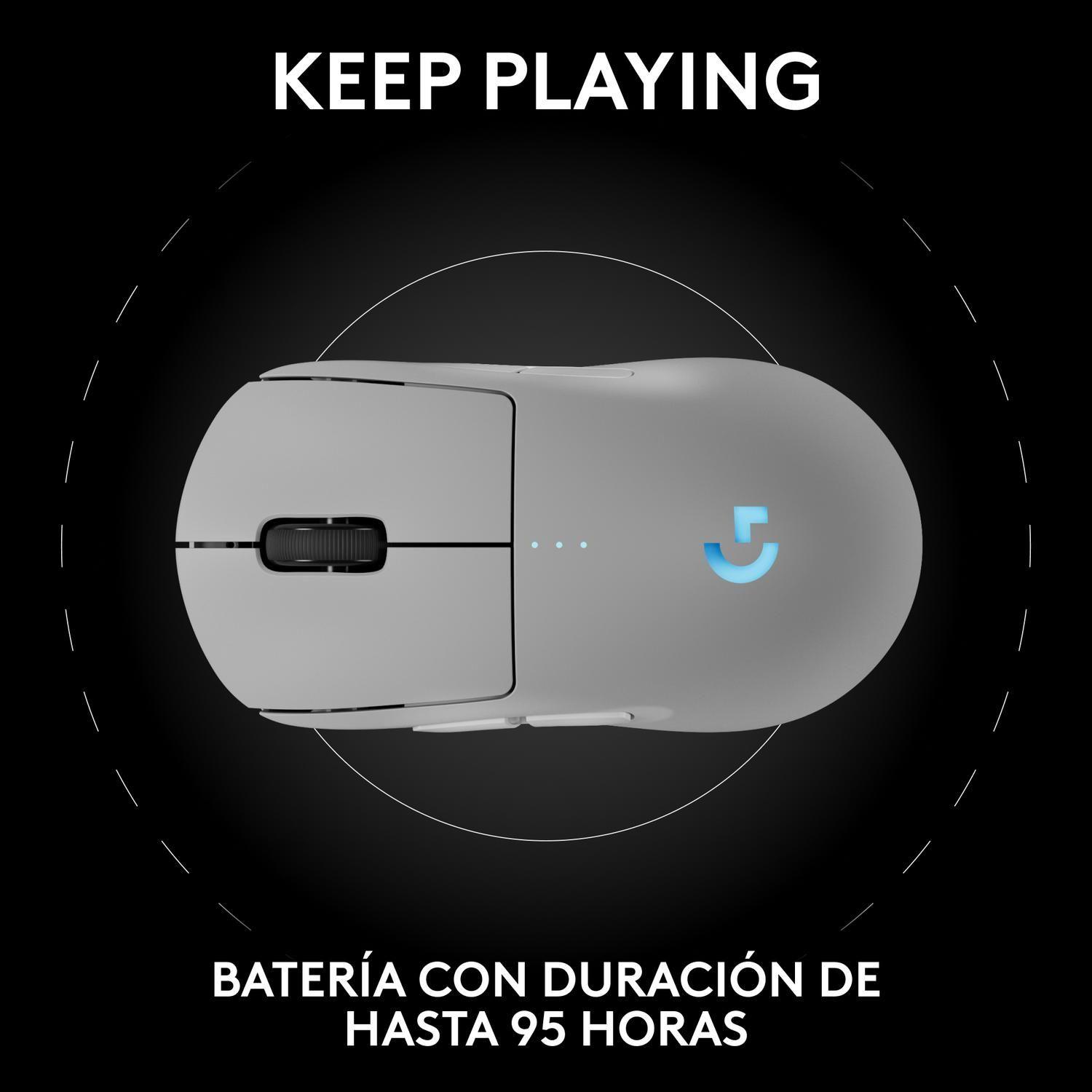 Mouse Gamer Inalambrico Logitech G PRO 2 Blanco-6