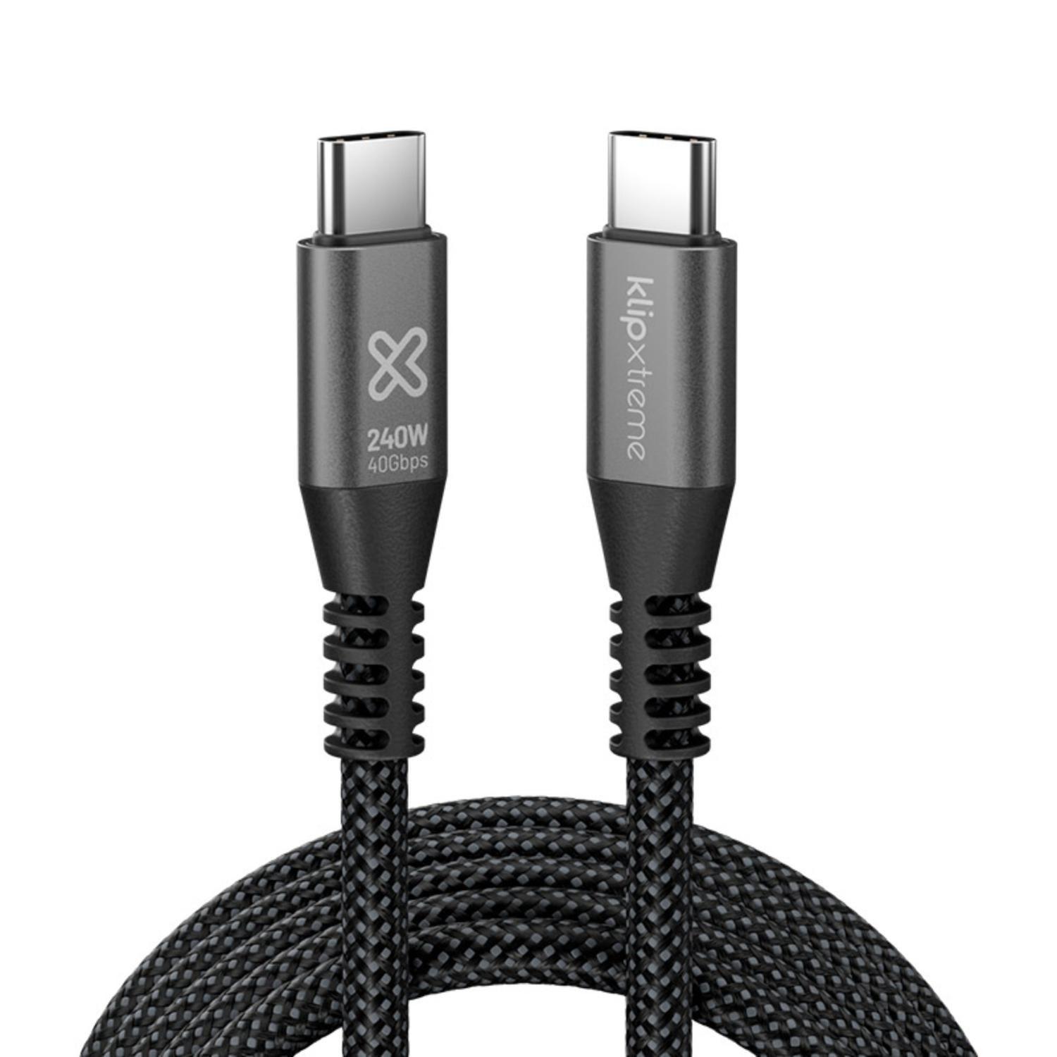 Klip Xtreme Cable Trenzado USB-C PowerGo 850 240W 3m 40 GBPS-4