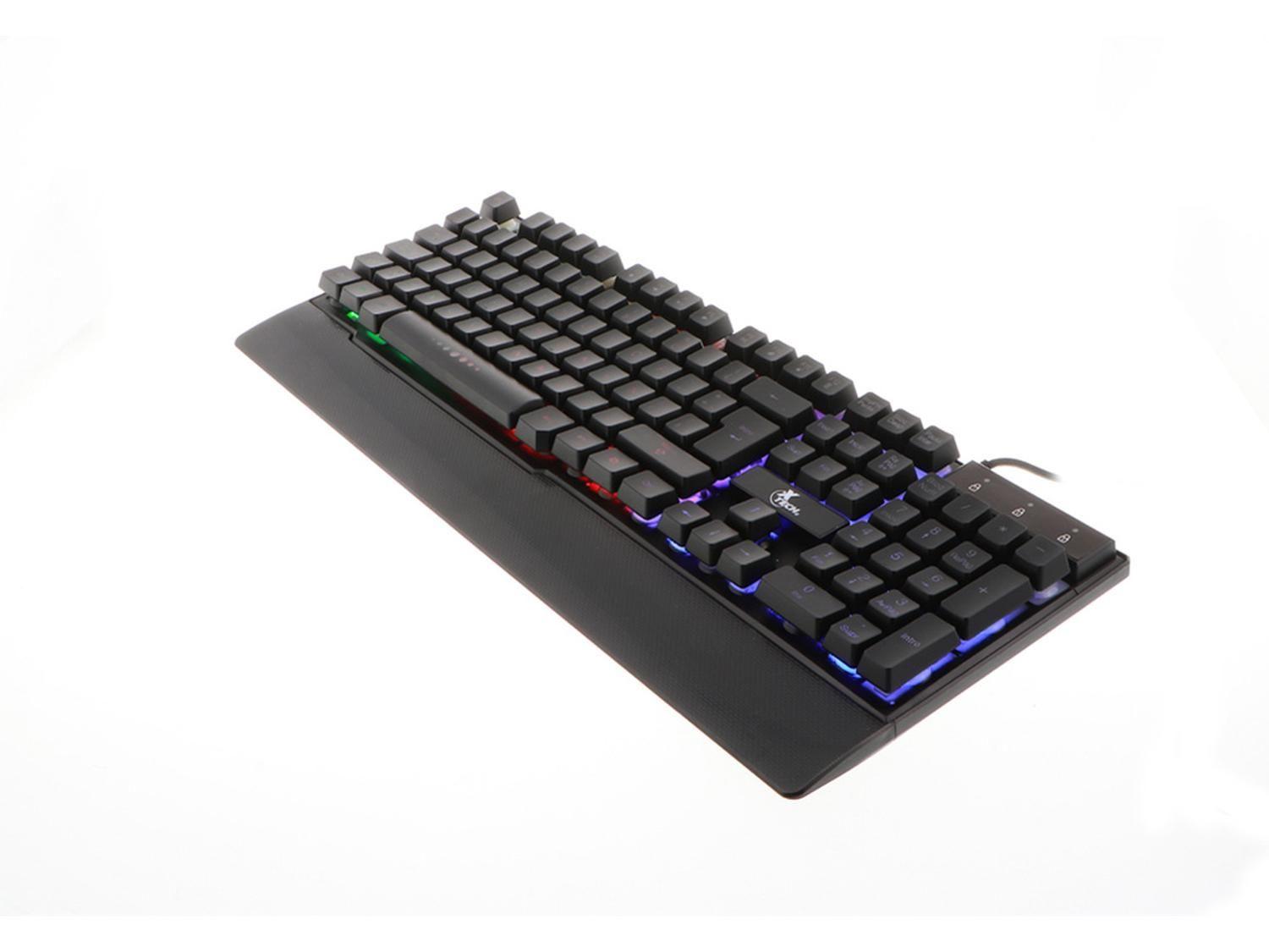 Teclado Gamer Xtech Arminger USB LED c/Apoya Muñ XTK-510S Negro-5