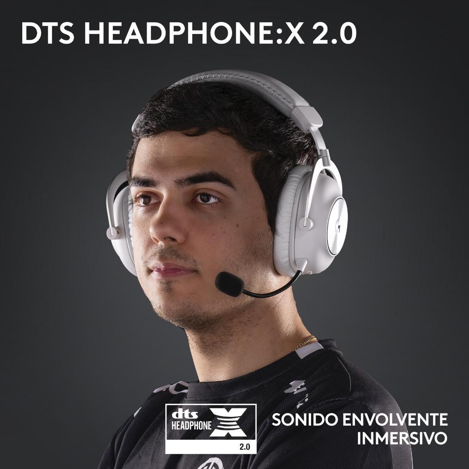 Audifono Gamer Inalambrico Logitech G PRO X 2 Lightspeed Blanco-5