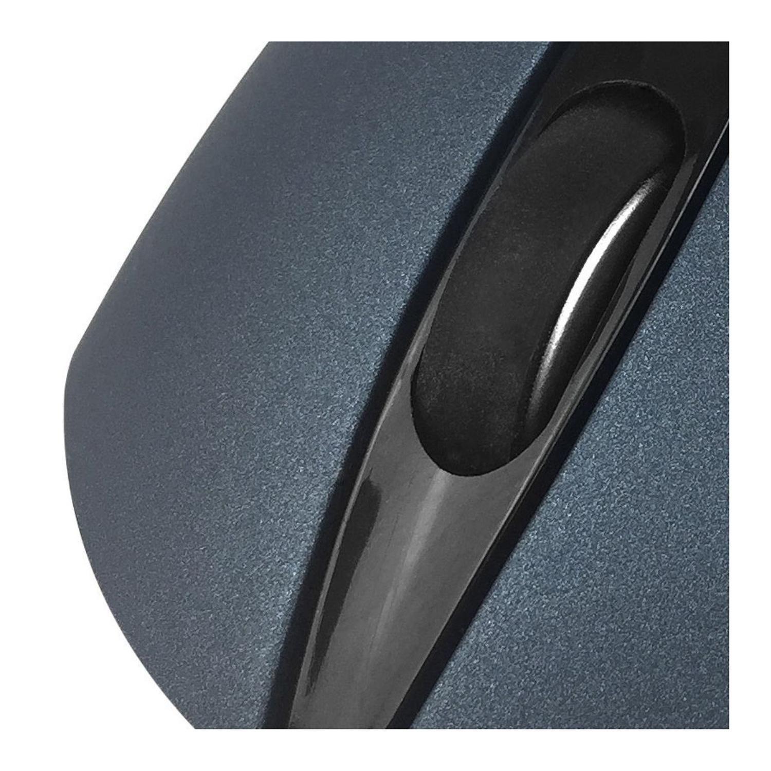 Mouse Inalámbrico Silence Click KlipXtreme KMW-400BL Azul-5