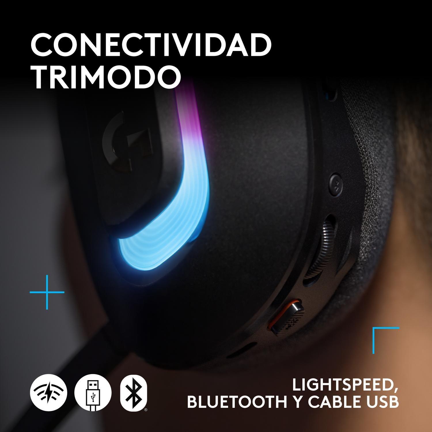 Audifono Gamer Inalambrico Logitech G522 Lightspeed Negro-4