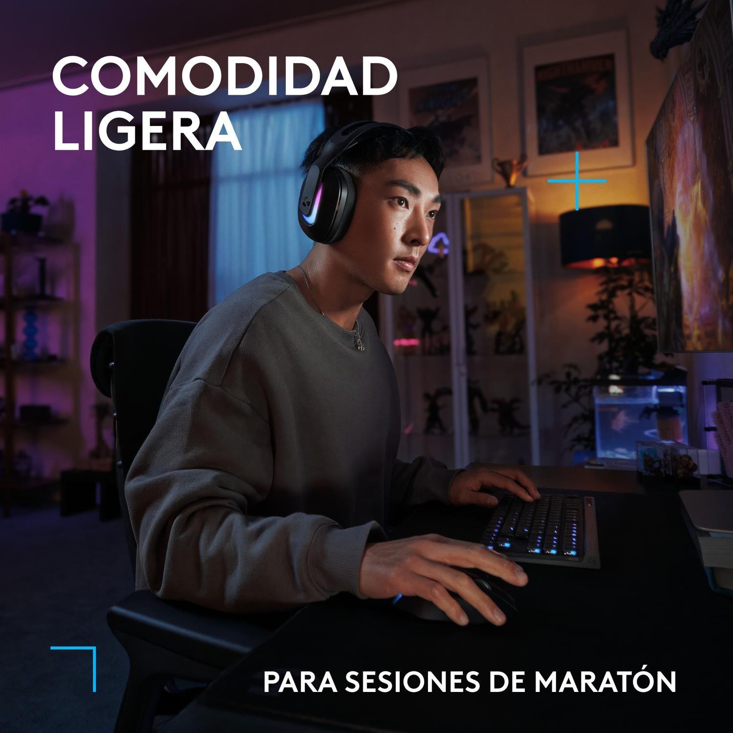 Audifono Gamer Inalambrico Logitech G522 Lightspeed Negro-5