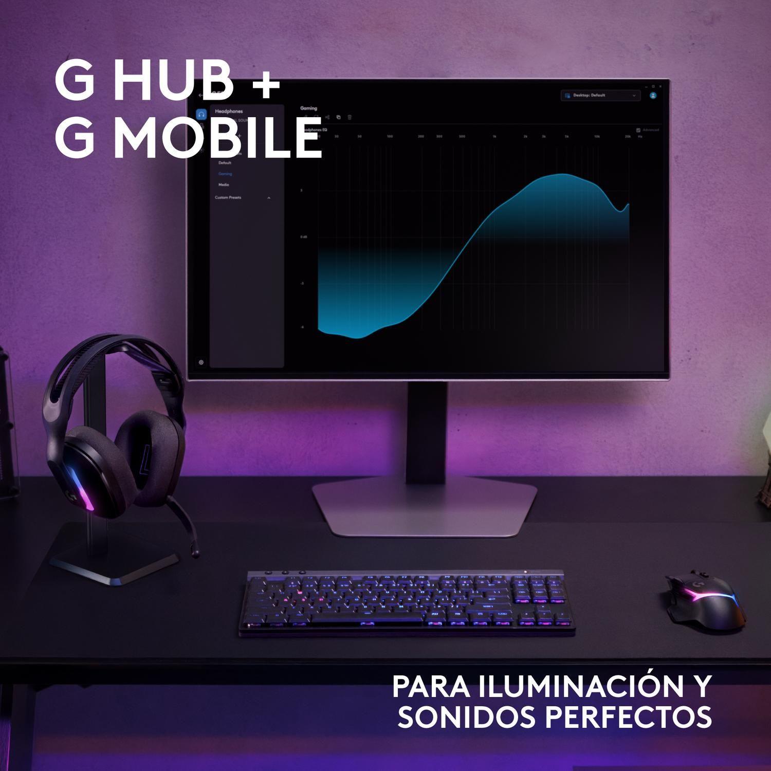 Audifono Gamer Inalambrico Logitech G522 Lightspeed Negro-6
