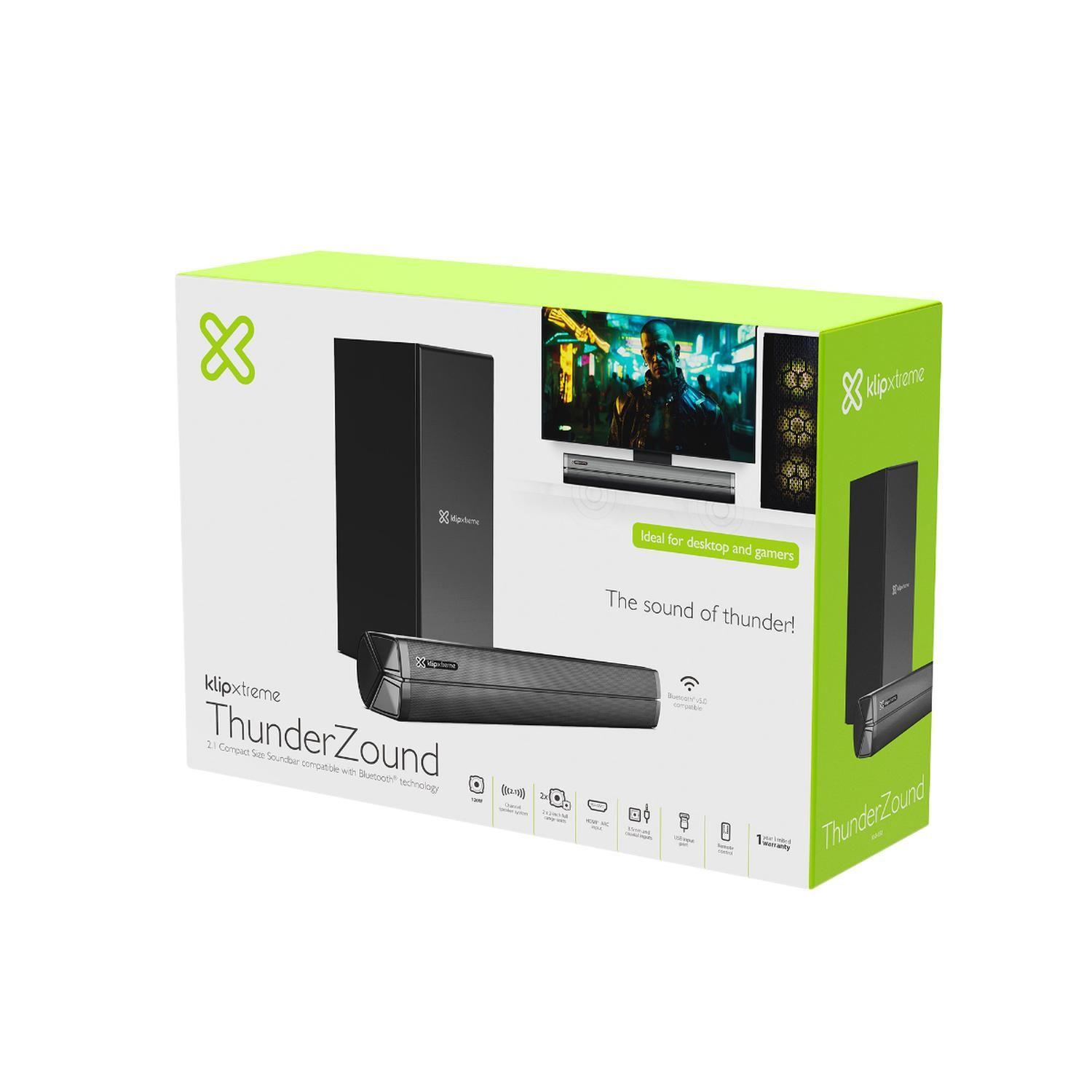 Barra de sonido 2.1 KSB-050 Klip Xtreme 120 Watts Bluetooth HDMI-6