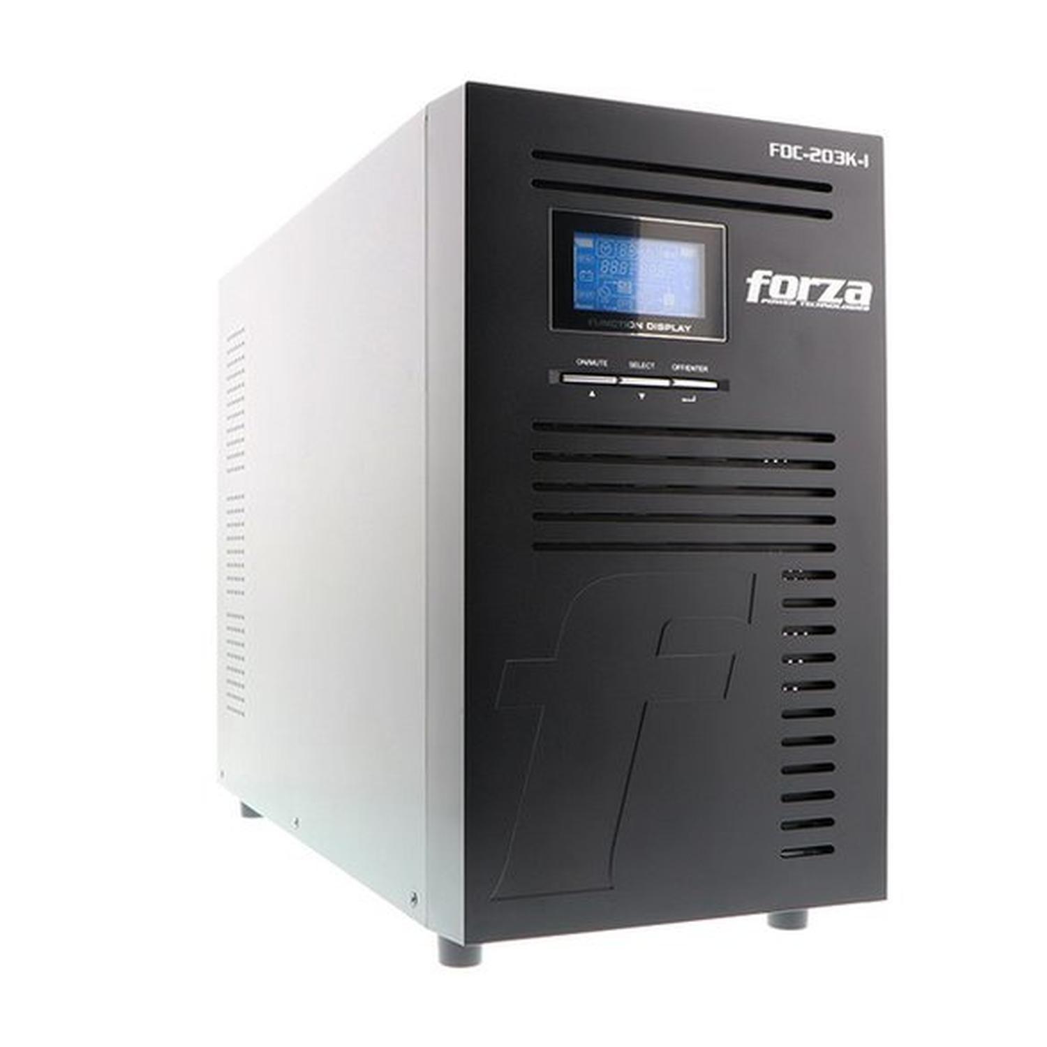 FORZA UPS ONLINE ATLAS FDC-203K-I 3KVA 3000VA 3000W TORRE-2